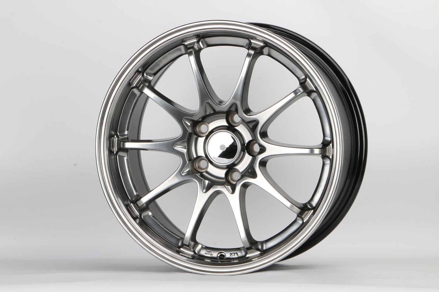 17" HB1549 HYPER BLACK Wheels Rims for HONDA TOYOTA NISSAN JDM TUNER