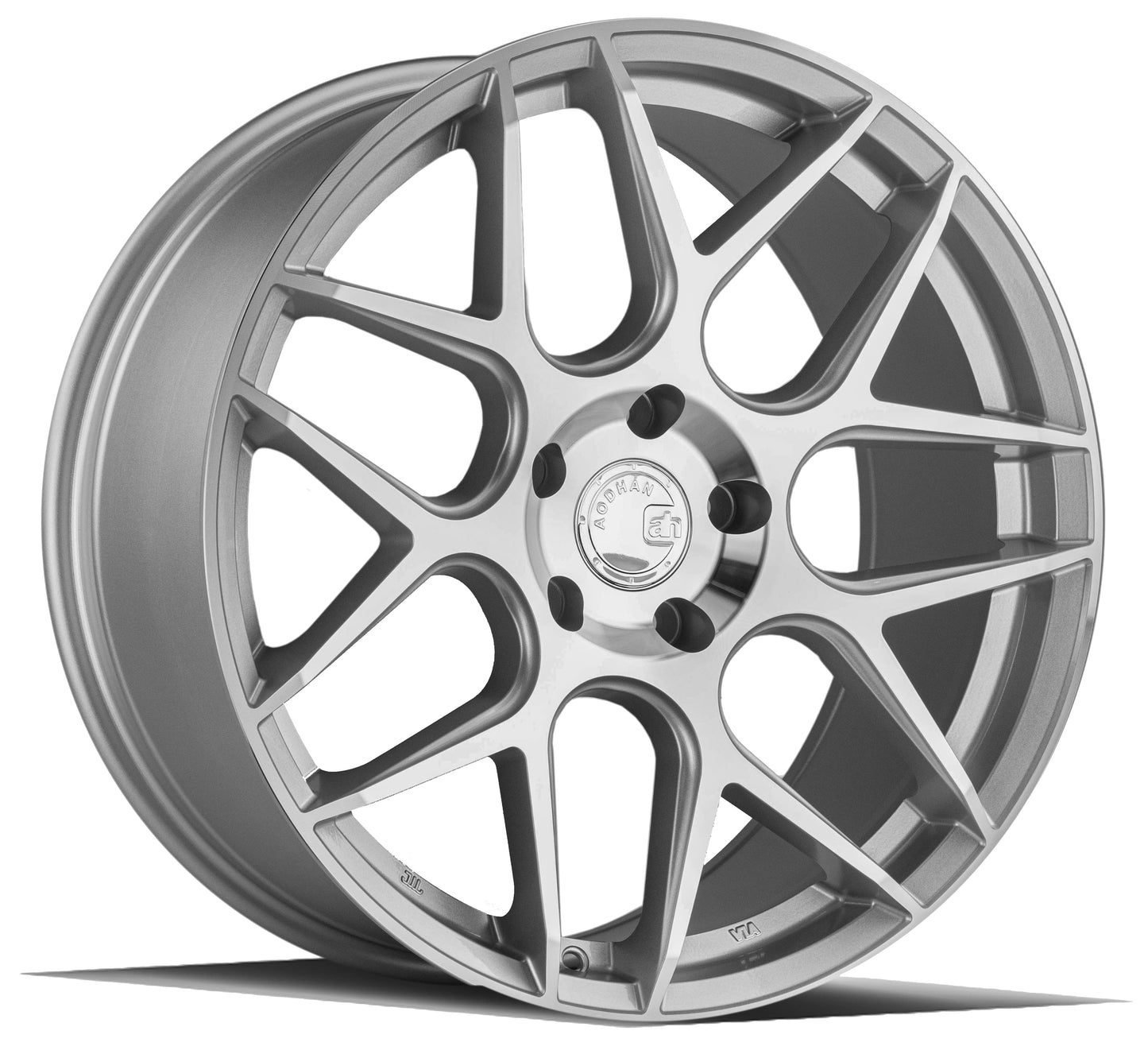19" AODHAN AFF2 Wheels FLOW FORMED Rims for BMW 3 4 5 6 HONDA ACURA TESLA S X 5x120 (Silver)