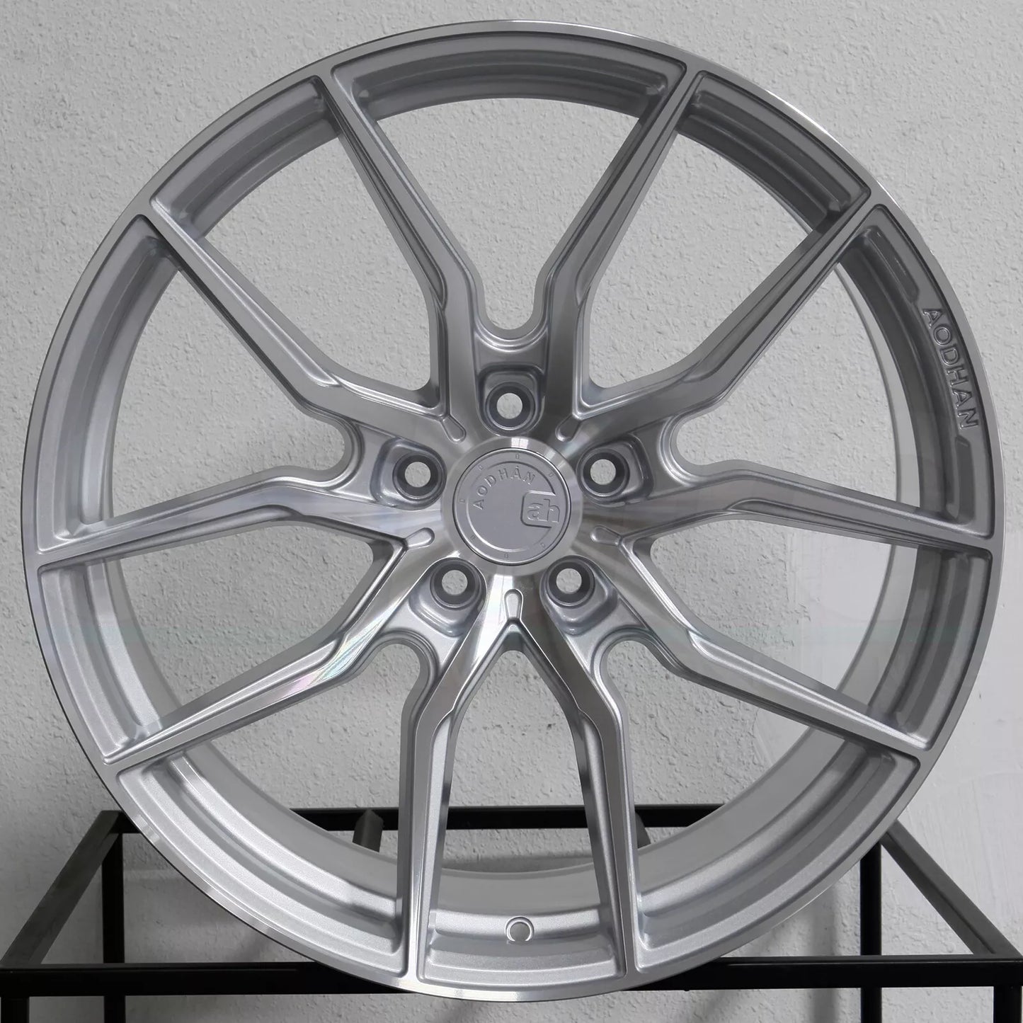 20" AODHAN AFF1 SILVER Wheels Rims FLOW FORMED 5x114.3 / 5x120