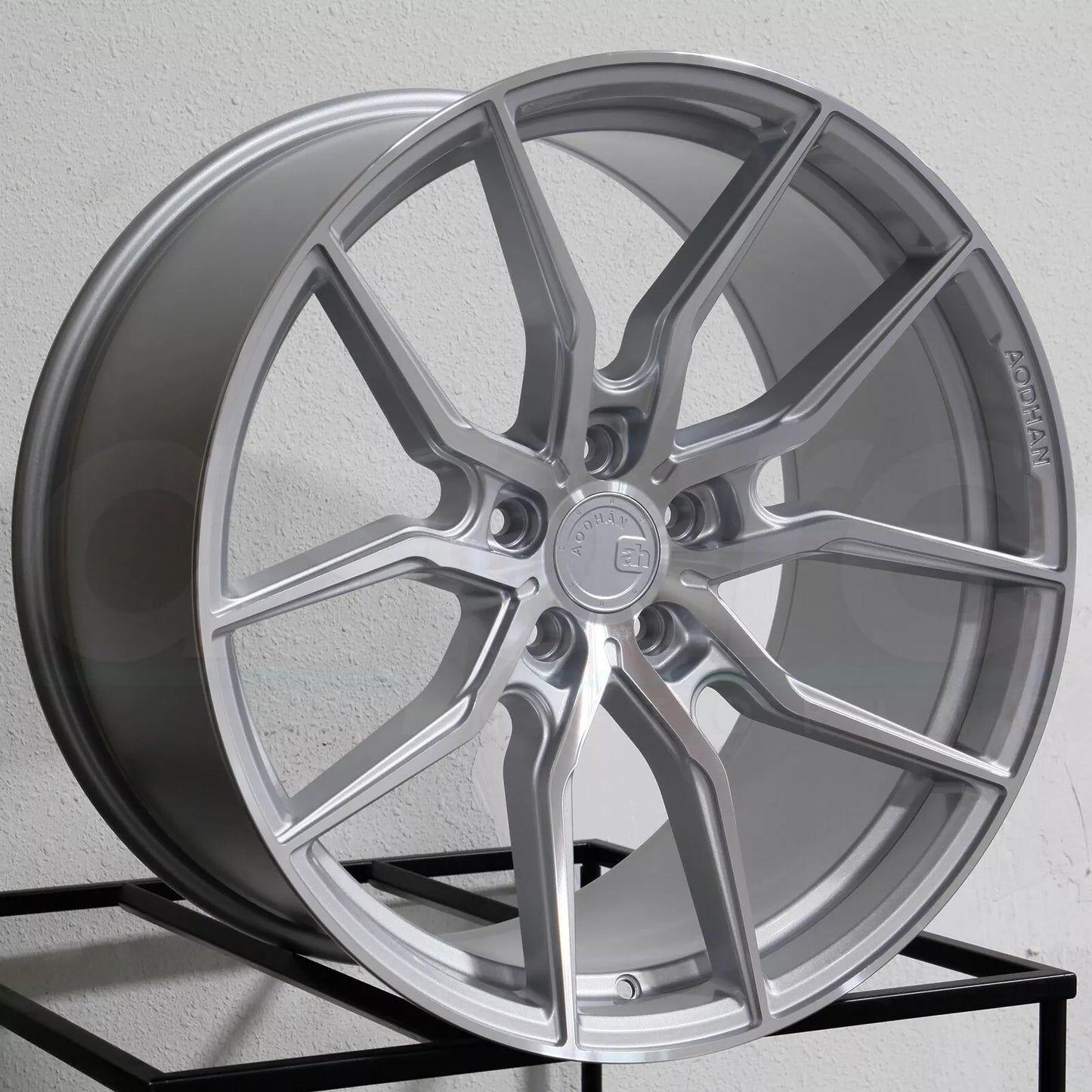 20" AODHAN AFF1 SILVER Wheels Rims FLOW FORMED 5x114.3 / 5x120