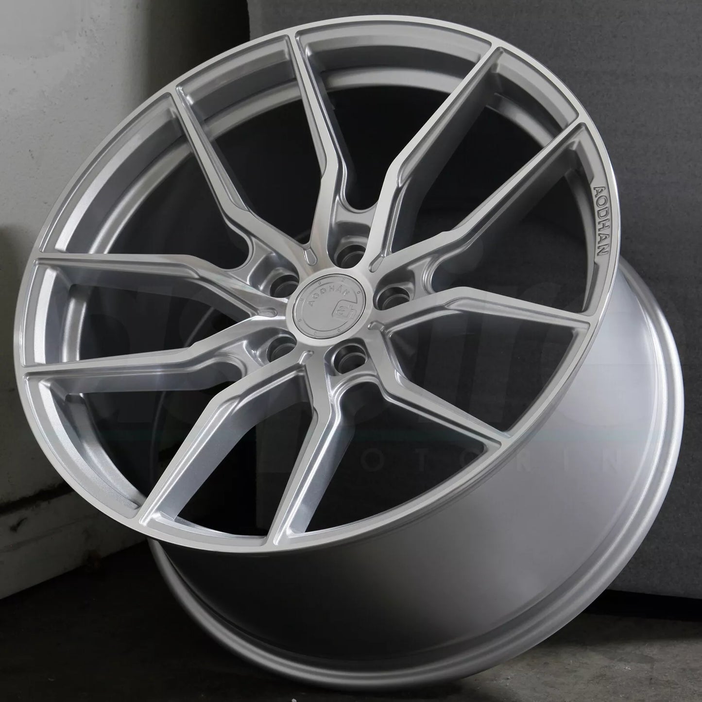 20" AODHAN AFF1 SILVER Wheels Rims FLOW FORMED 5x114.3 / 5x120