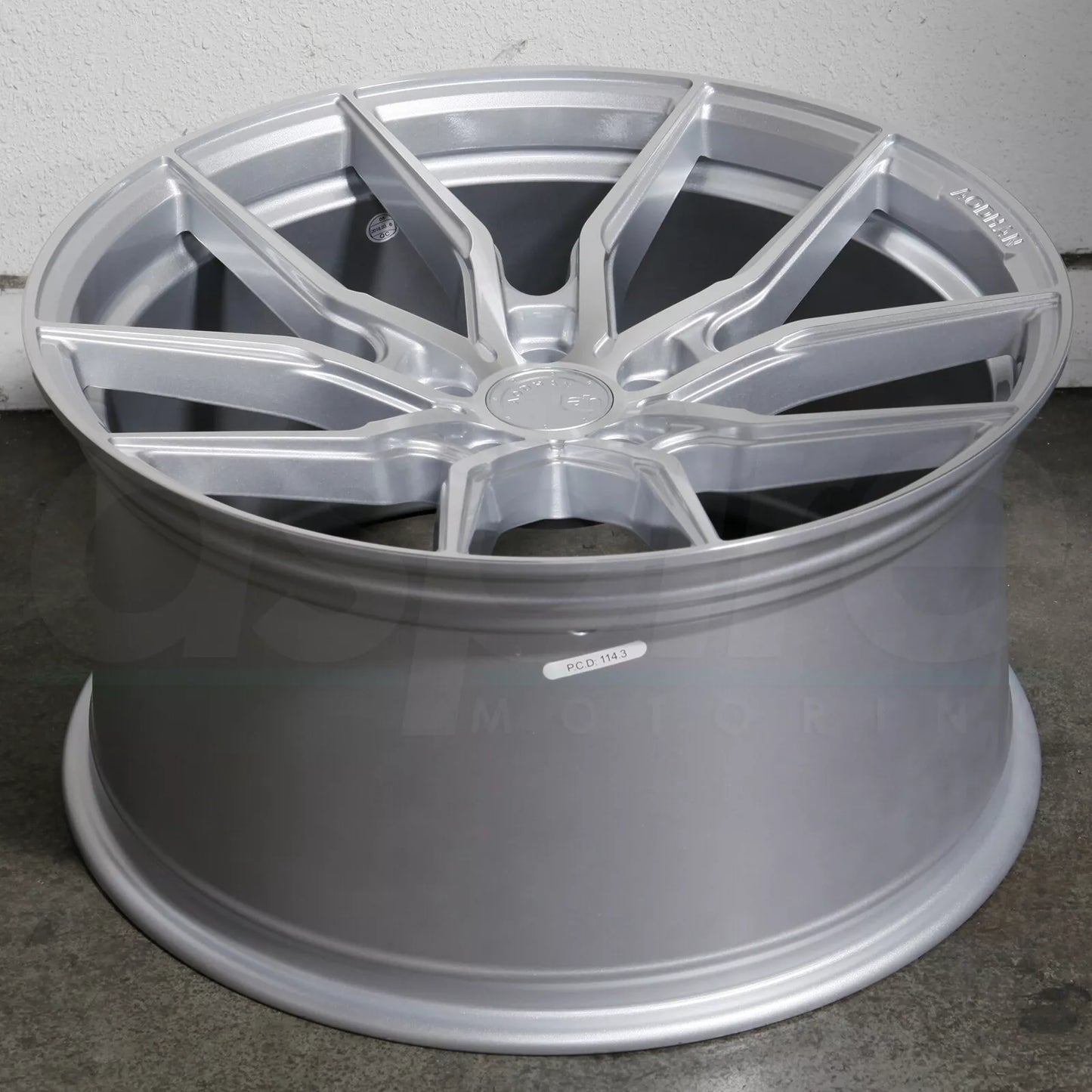 20" AODHAN AFF1 SILVER Wheels Rims FLOW FORMED 5x114.3 / 5x120