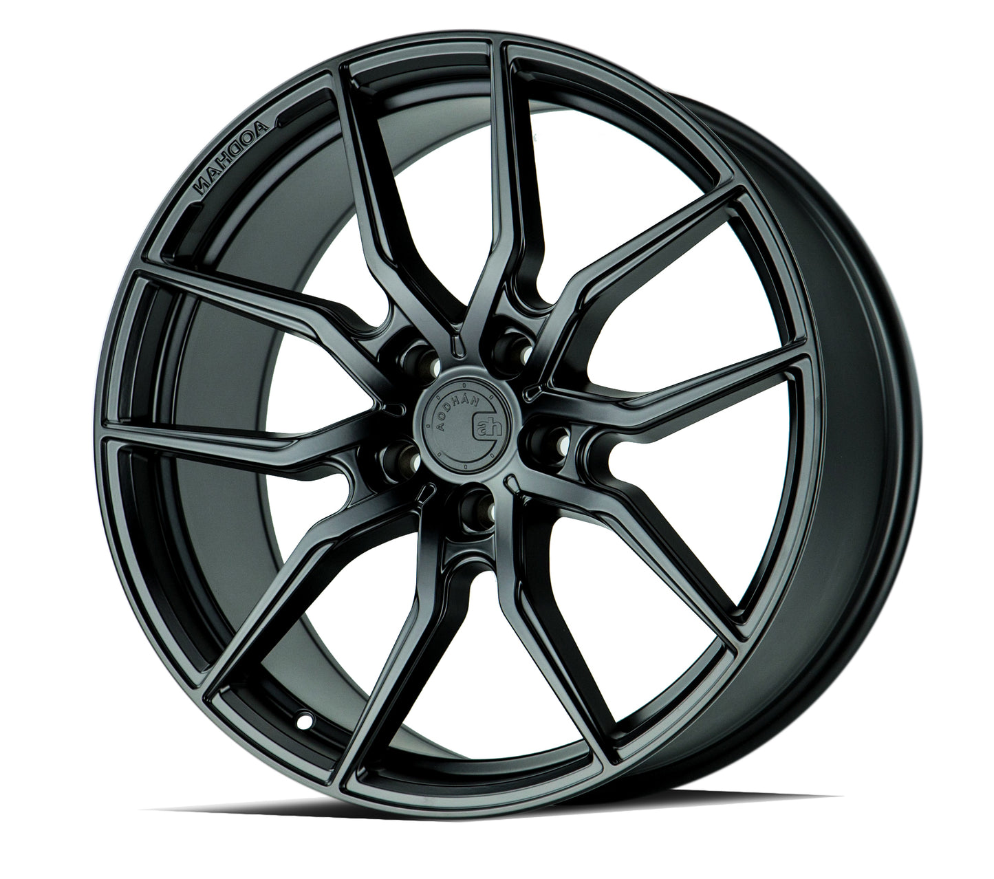 20" AODHAN AFF1 MATTE BLACK Wheels Rims FLOW FORMED 5x114.3 / 5x120