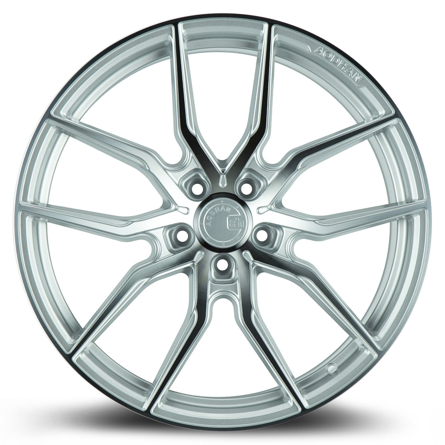 20" AODHAN AFF1 SILVER Wheels Rims FLOW FORMED 5x114.3 / 5x120