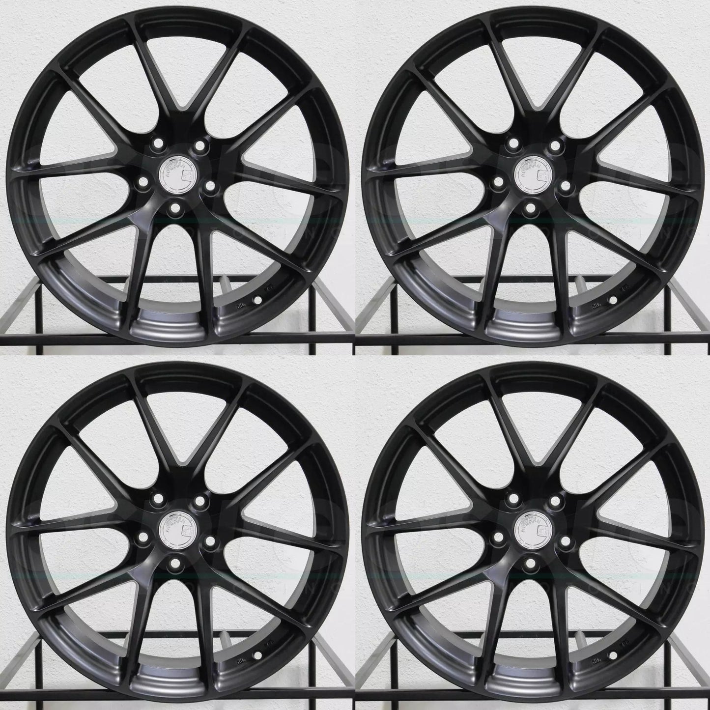 18" AODHAN AFF7 MATTE Wheels FLOW FORMING Rims for BENZ BMW AUDI VW HONDA TOYOTA TESLA S 3 X Y