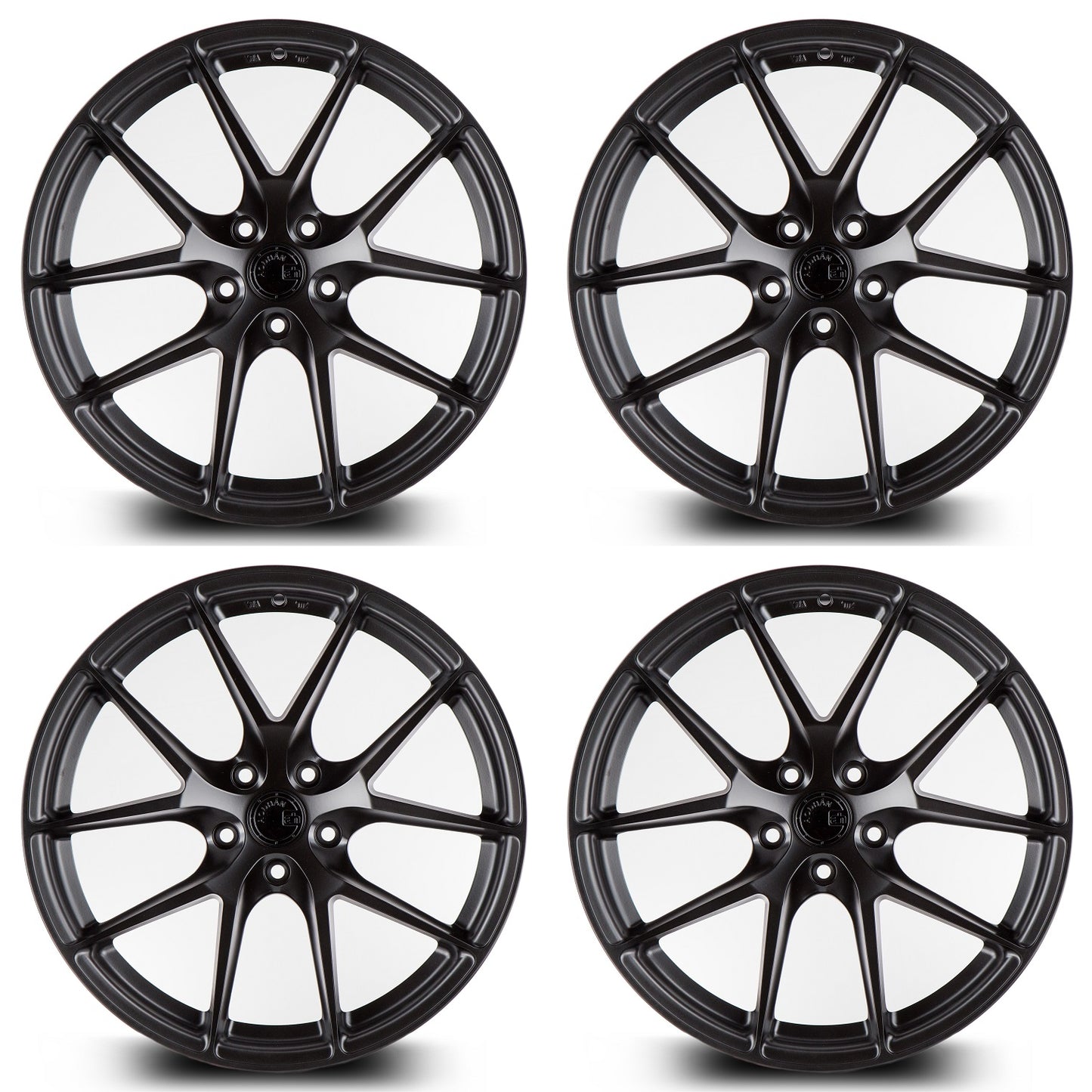 19" AODHAN AFF7-MB Wheels FLOW FORM Rims for BENZ BMW AUDI VW HONDA TOYOTA TESLA S 3 X Y