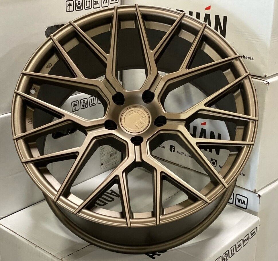 20" AODHAN AFF9 BRONZE Wheels FLOW FORM Rims for BENZ BMW AUDI VW HONDA TOYOTA TESLA S 3 X Y