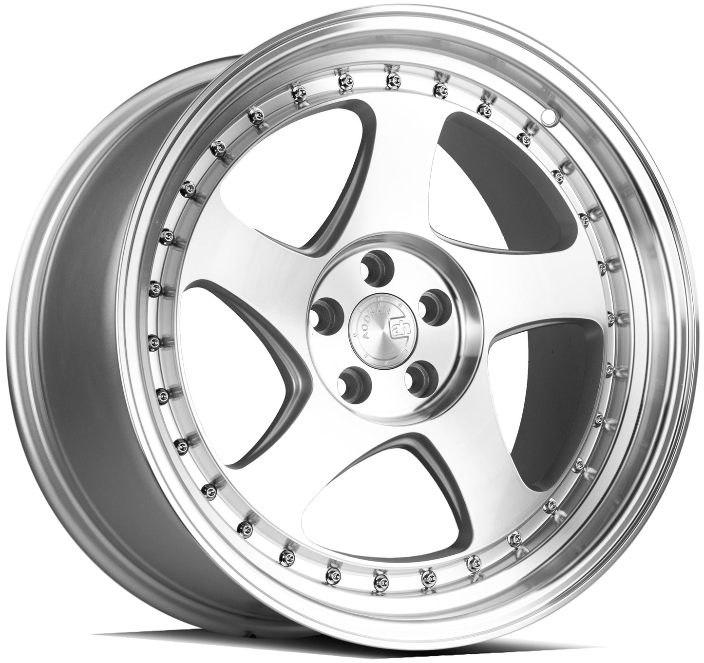 18" AODHAN AH01 SILVER Wheels Rims for HONDA ACURA TESLA LEXUS TOYOTA SUBARU 5x114 / 5x100