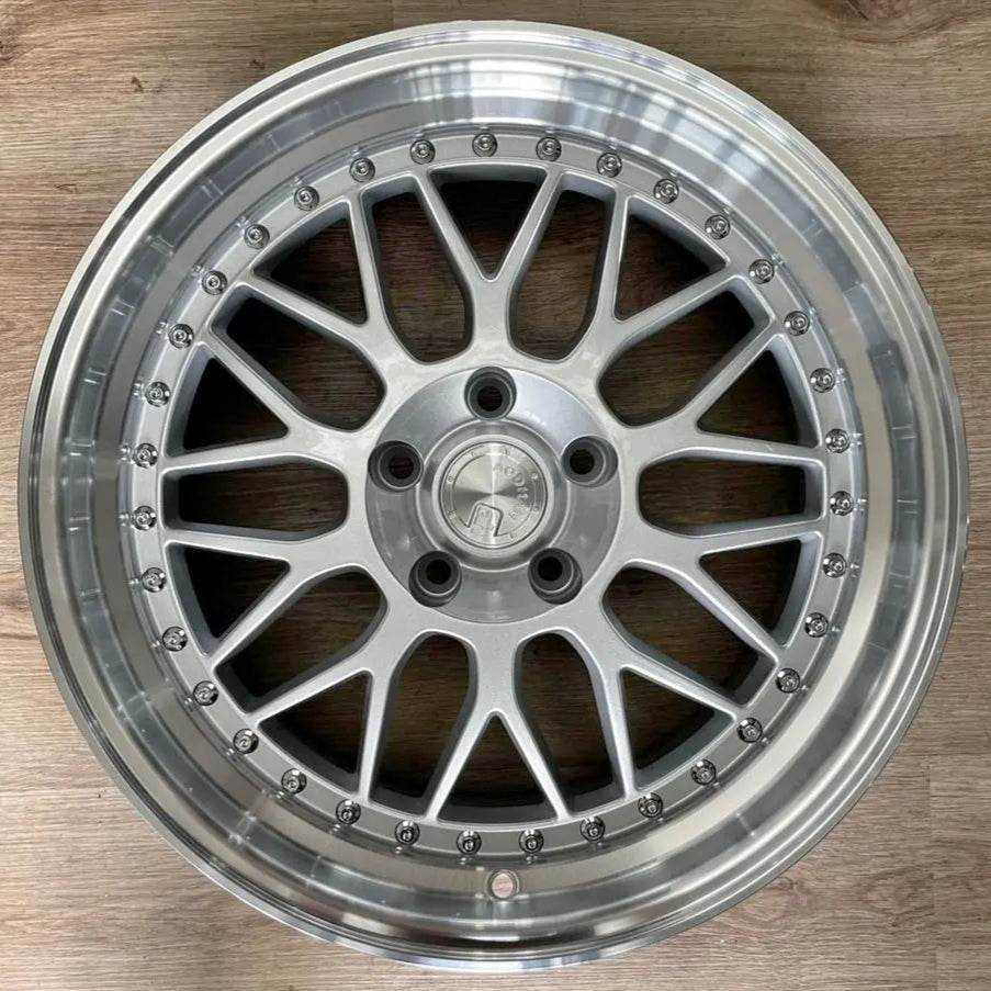 18" AODHAN AH02 SILVER Wheels Rims for HONDA ACURA LEXUS TOYOTA NISSAN INFINITI TESLA