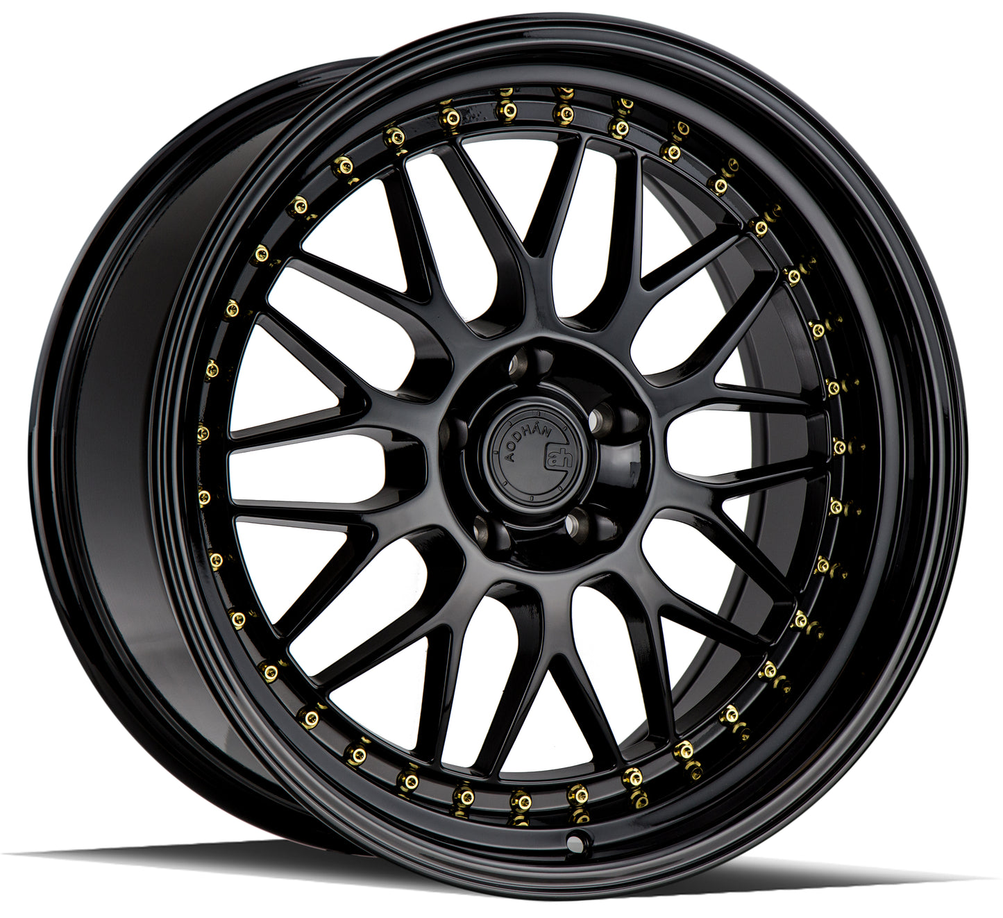 19" AODHAN AH02 Wheels Rims GLOSS BLACK for BMW BENZ AUDI LEXUS HONDA TESLA