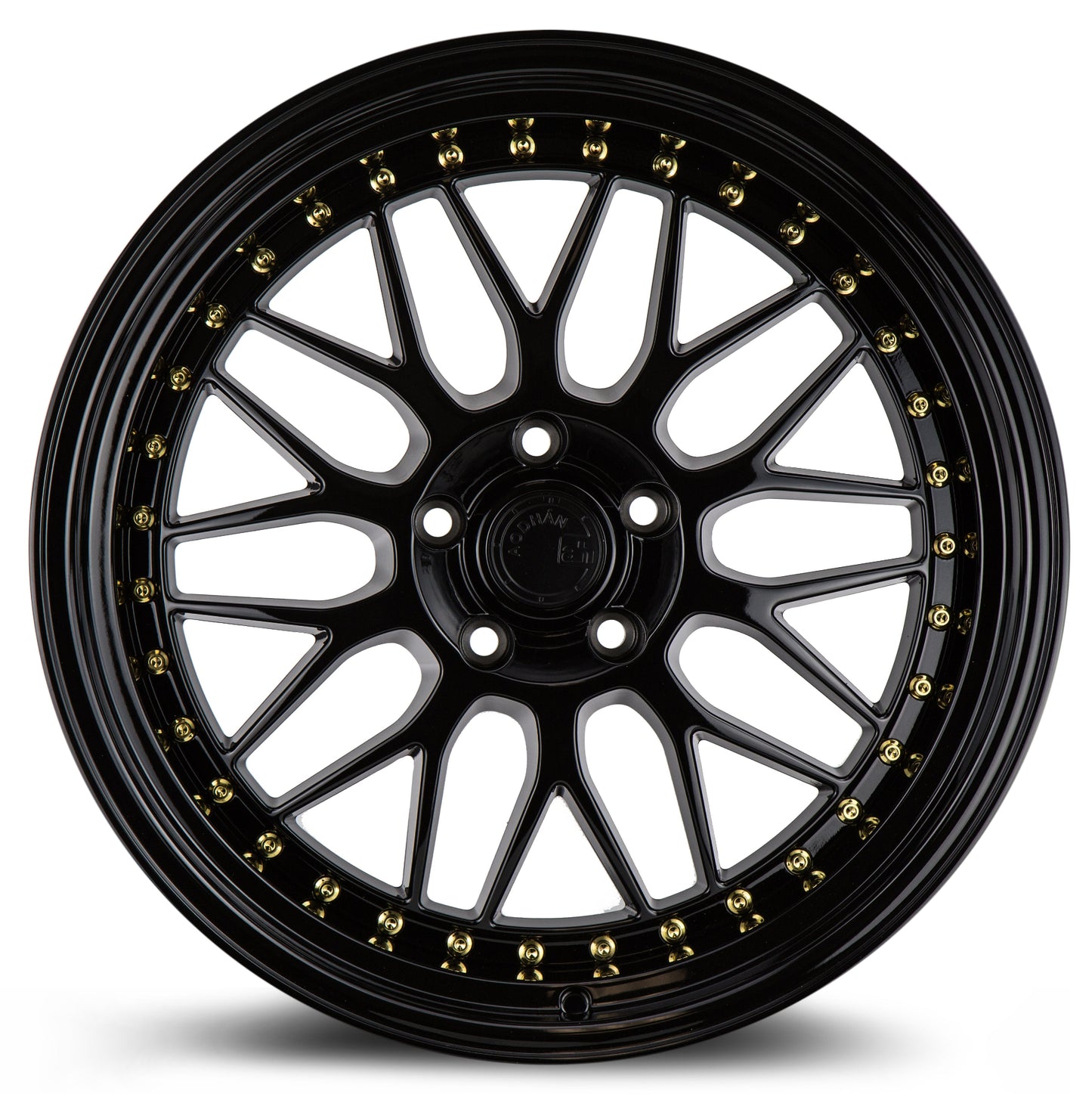19" AODHAN AH02 Wheels Rims GLOSS BLACK for BMW BENZ AUDI LEXUS HONDA TESLA