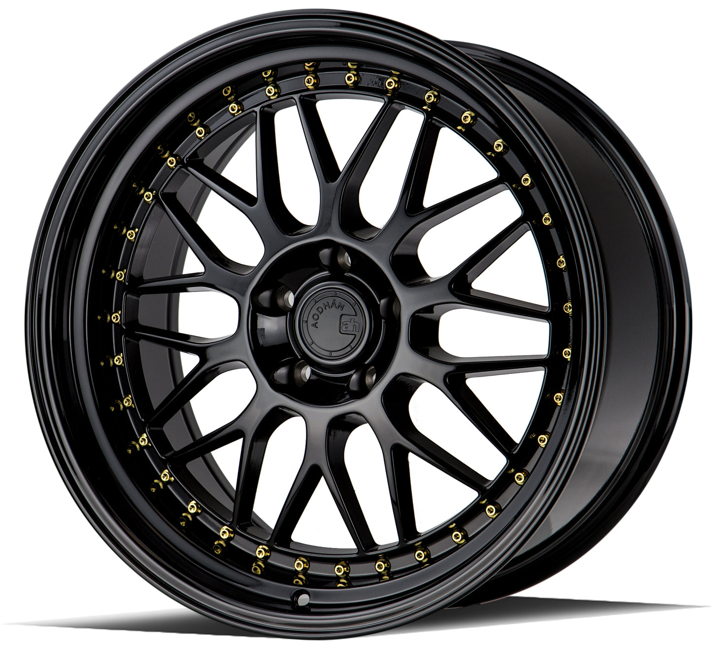 19" AODHAN AH02 Wheels Rims GLOSS BLACK for BMW BENZ AUDI LEXUS HONDA TESLA