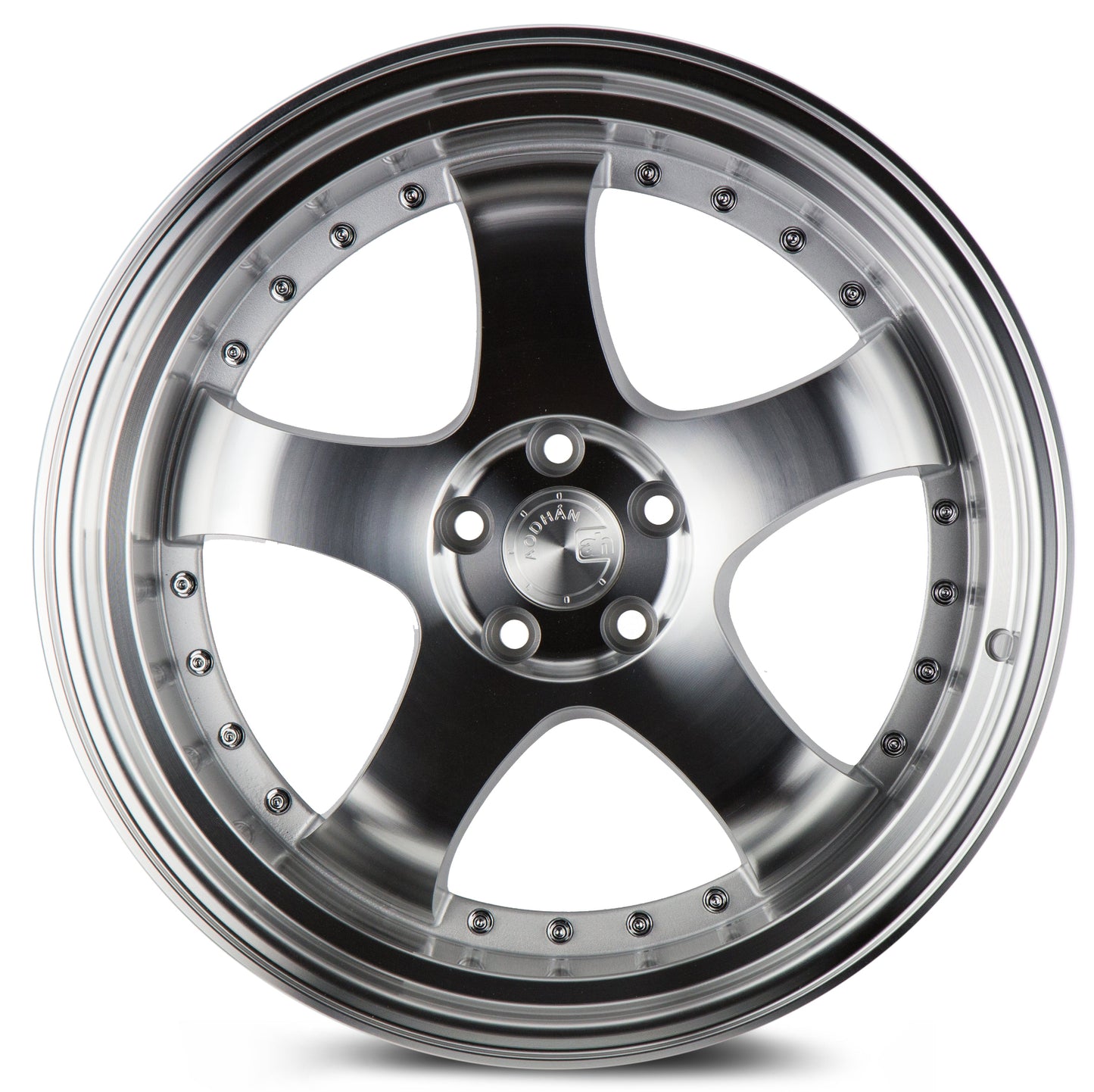 18" AODHAN AH03 SILVER Wheels Rims for HONDA ACURA TESLA LEXUS TOYOTA SUBARU 5x114 / 5x100