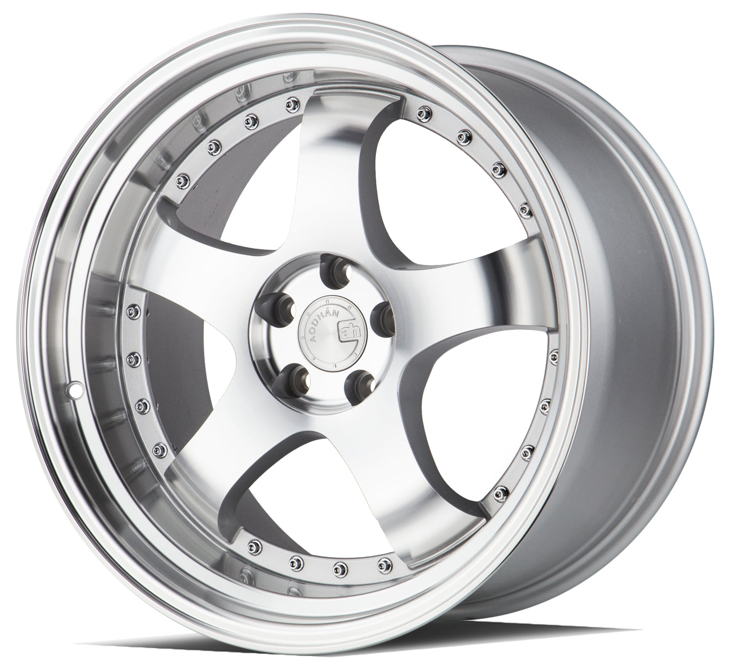 18" AODHAN AH03 SILVER Wheels Rims for HONDA ACURA TESLA LEXUS TOYOTA SUBARU 5x114 / 5x100
