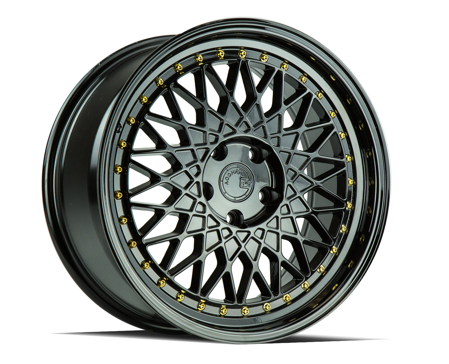 18" AODHAN AH05 GLOSS BLACK Wheels Rims for HONDA ACURA TESLA LEXUS TOYOTA
