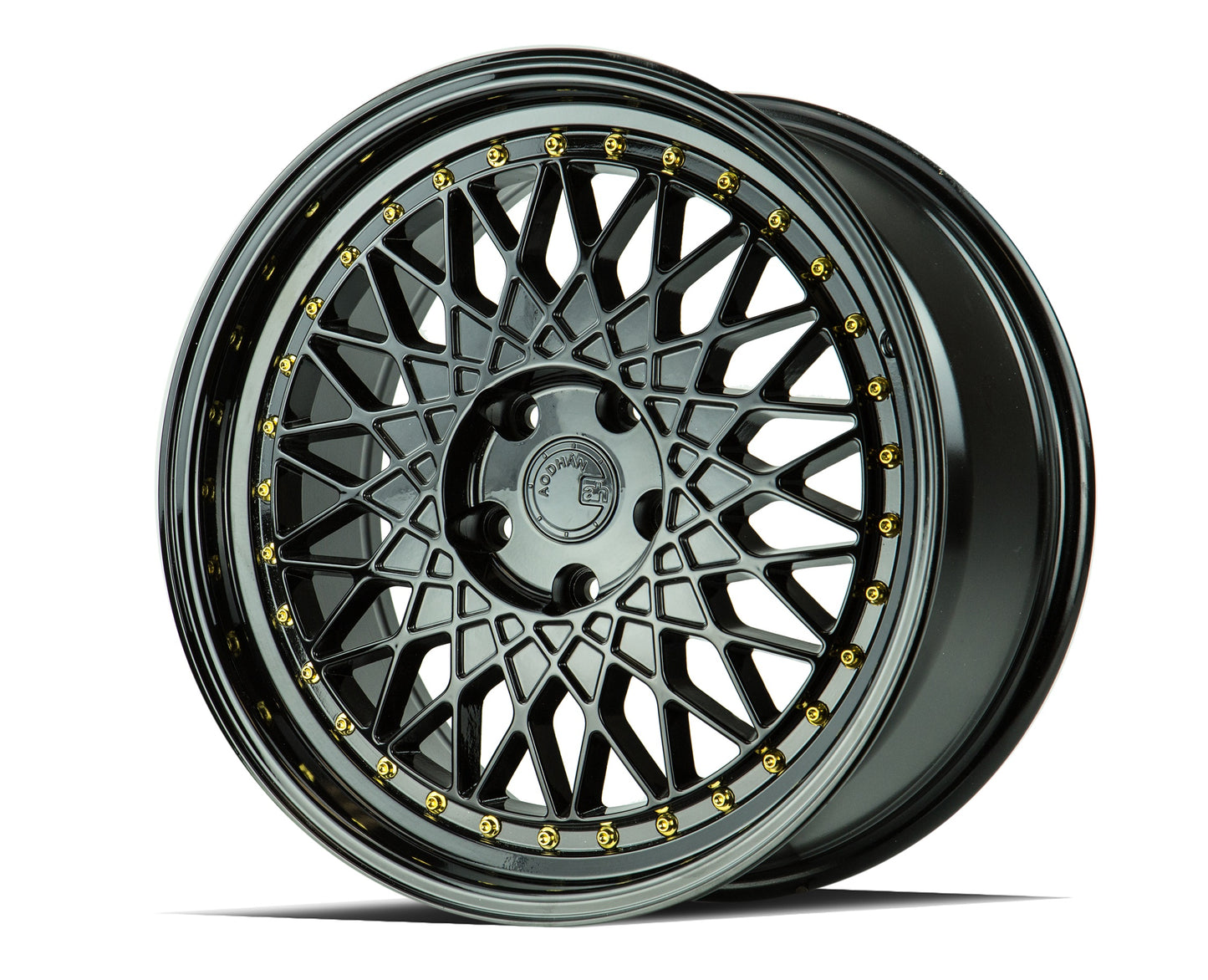 18" AODHAN AH05 GLOSS BLACK Wheels Rims for HONDA ACURA TESLA LEXUS TOYOTA