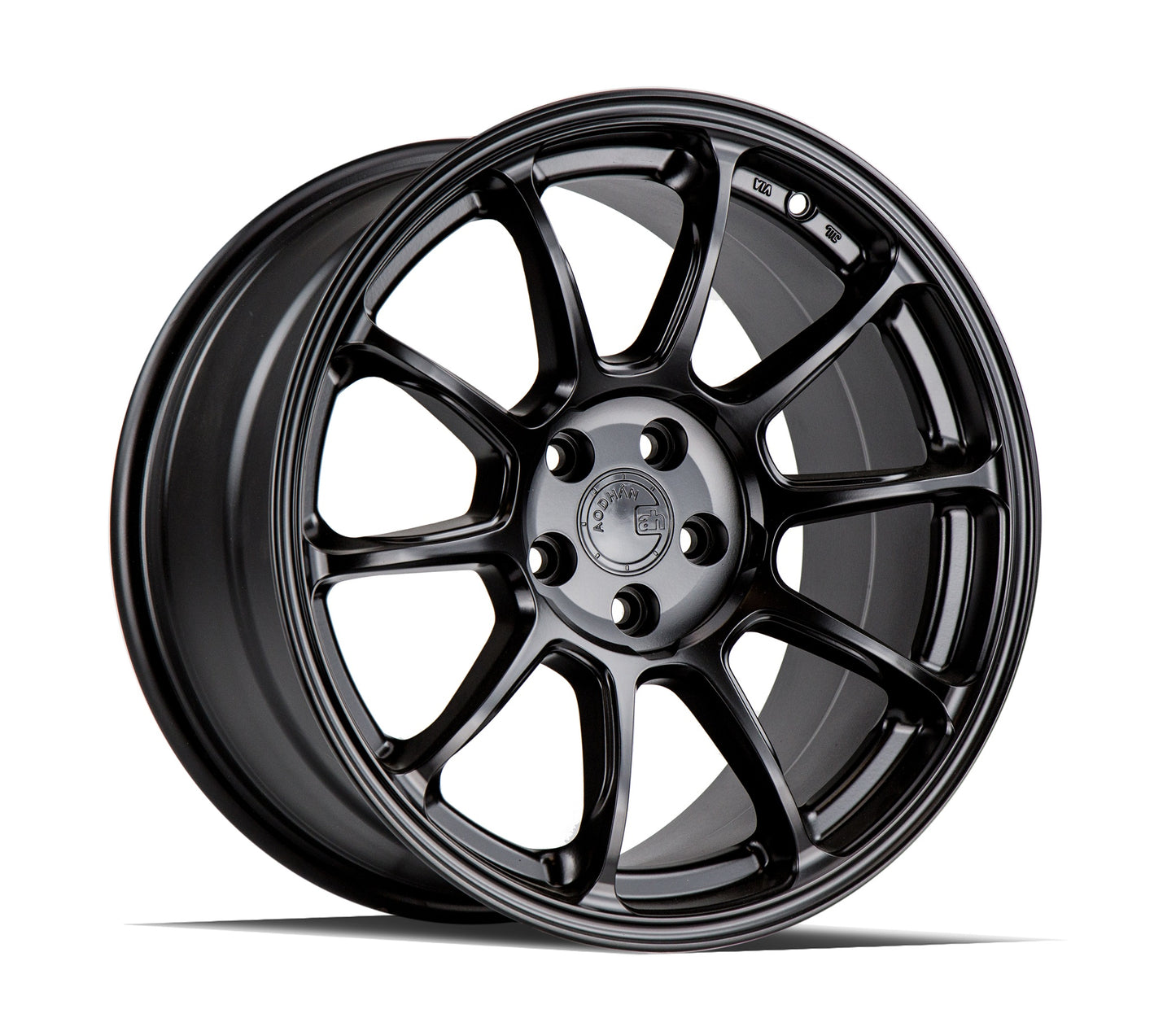 18" AODHAN AH06 BLACK Wheels Rims for HONDA ACURA TESLA LEXUS TOYOTA SUBARU 5x114 / 5x100