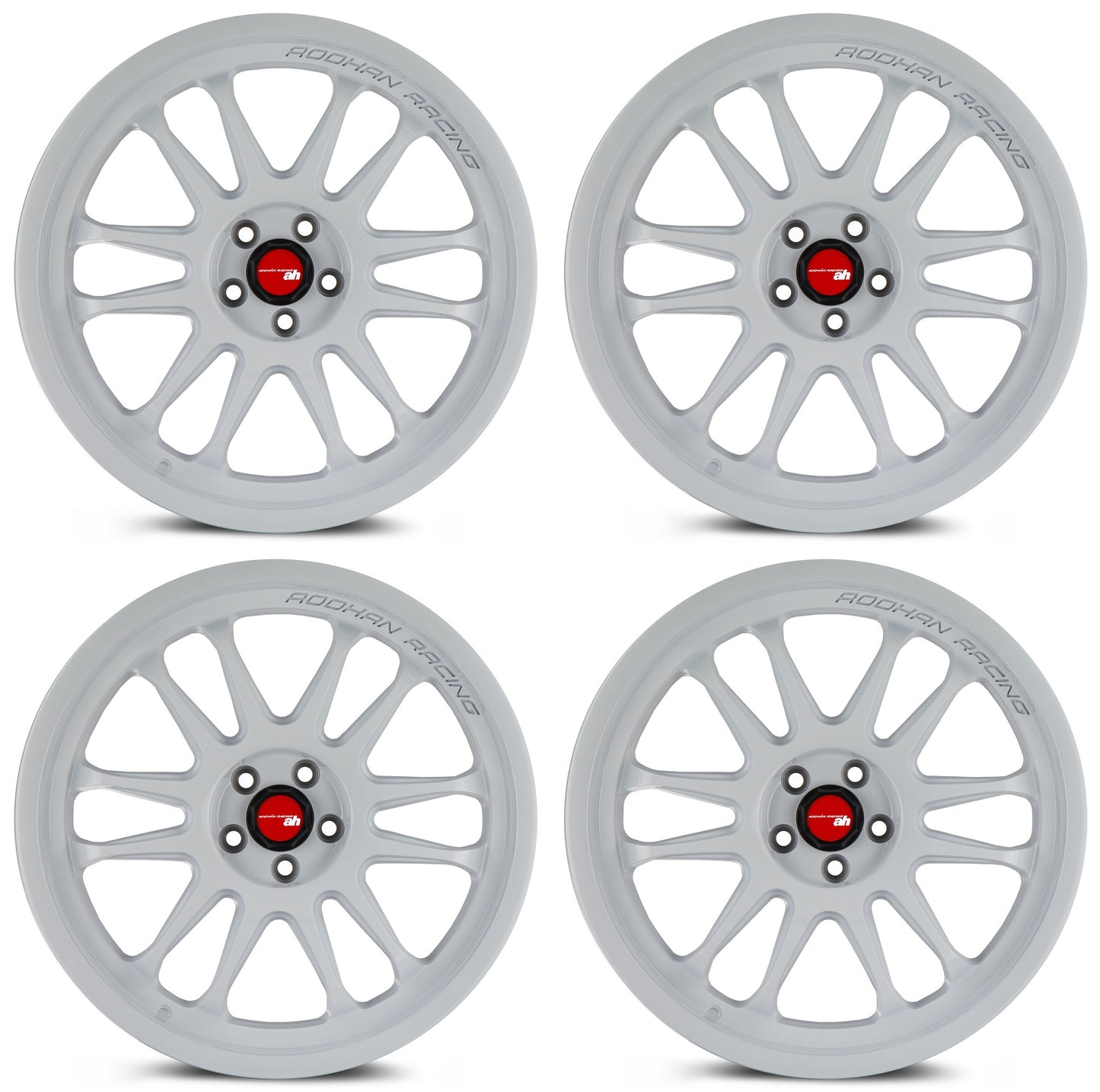 18" AODHAN AH07 WHITE Wheels Rims for HONDA TESLA LEXUS TOYOTA SUBARU SCION