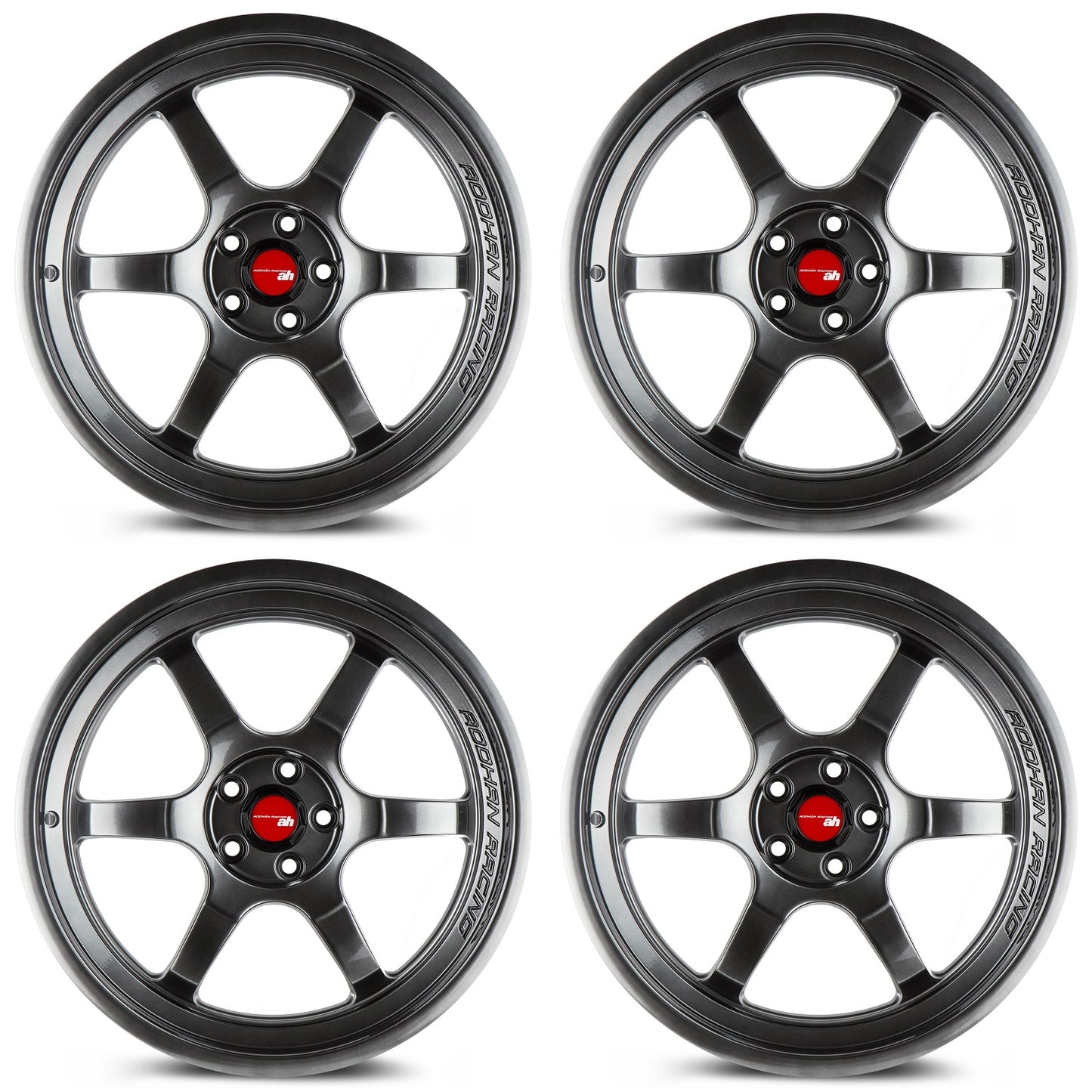 18" AODHAN AH08 HYPER BLACK Wheels Rims for HONDA TESLA LEXUS TOYOTA SUBARU SCION