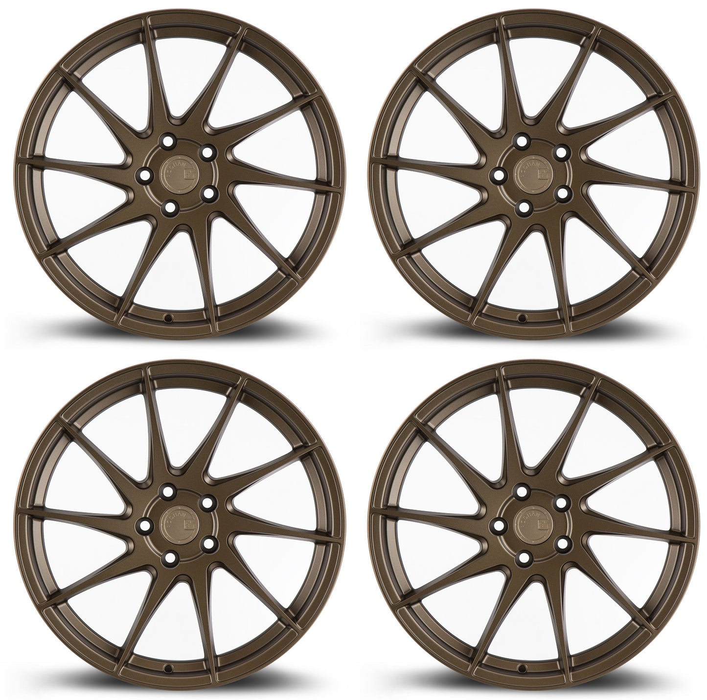 18" AODHAN AH09 BRONZE Wheels Rims for BENZ AUDI HONDA TESLA TOYOTA SUBARU