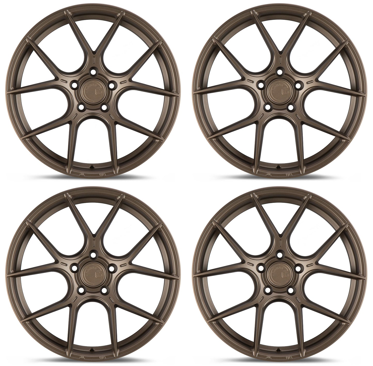 18" AODHAN AH11 BRONZE Wheels Rims for BENZ BMW AUDI HONDA TOYOTA TESLA