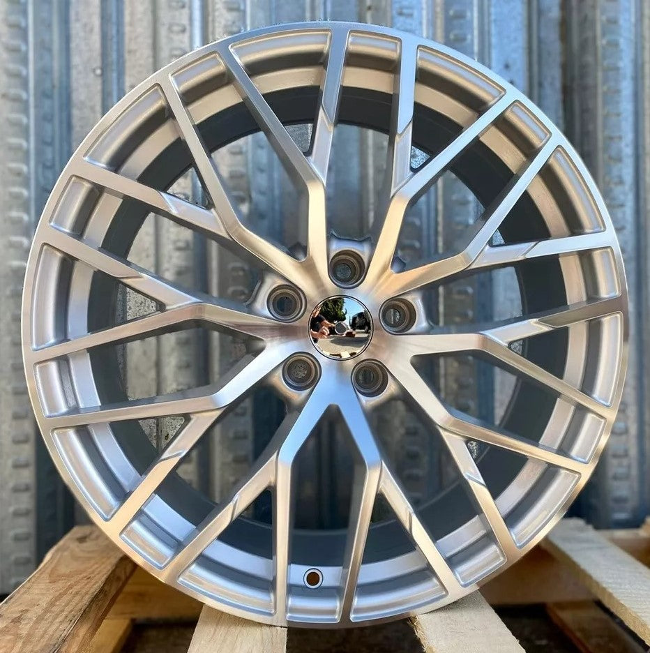 19" Wheels SILVER Rims A001 for AUDI VOLKSWAGEN VW BENZ A3 A4 A5 A6 A7 A8 Q3 Q5 RS3 S3 S4 S5 S6 S7 S8 TT