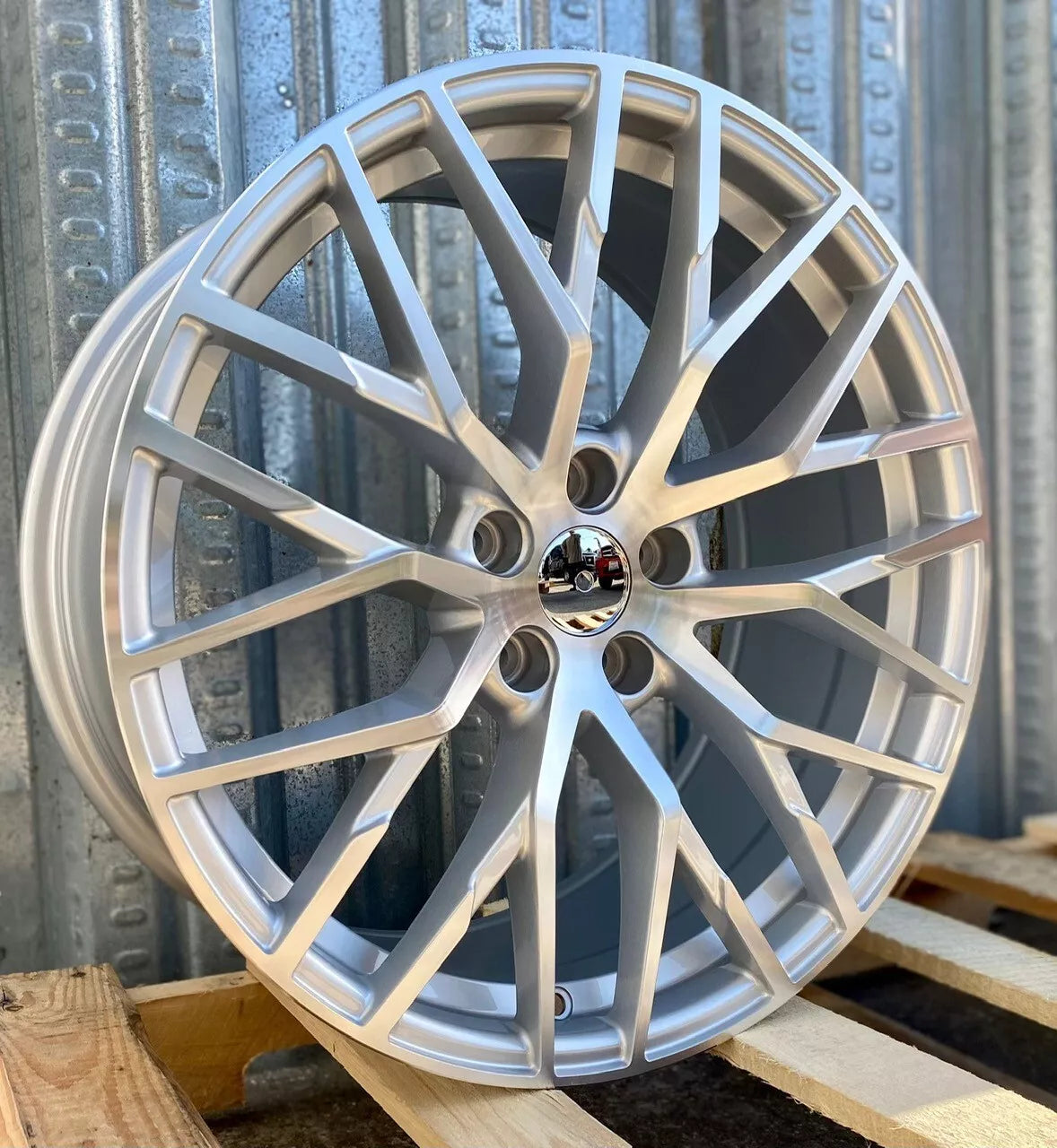 19" Wheels SILVER Rims A001 for AUDI VOLKSWAGEN VW BENZ A3 A4 A5 A6 A7 A8 Q3 Q5 RS3 S3 S4 S5 S6 S7 S8 TT