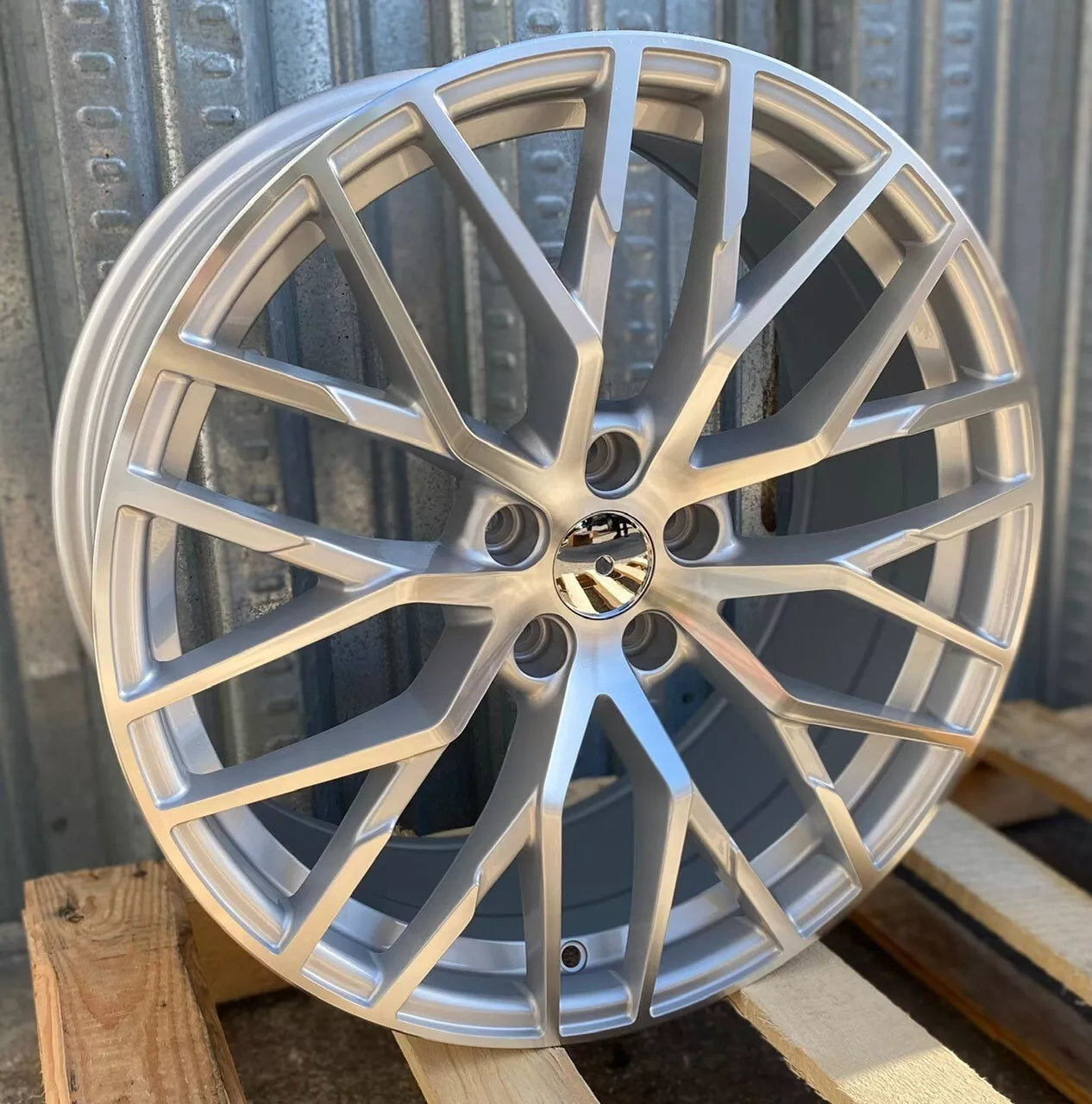 19" Wheels SILVER Rims A001 for AUDI VOLKSWAGEN VW BENZ A3 A4 A5 A6 A7 A8 Q3 Q5 RS3 S3 S4 S5 S6 S7 S8 TT