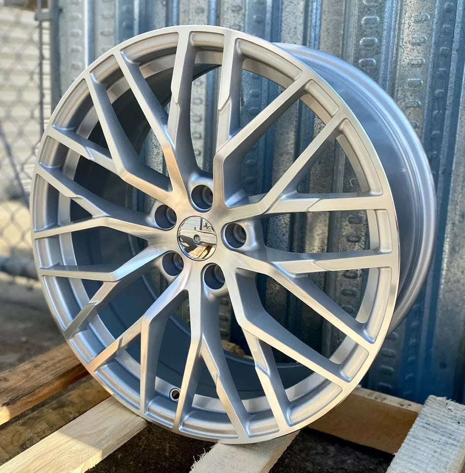 19" Wheels SILVER Rims A001 for AUDI VOLKSWAGEN VW BENZ A3 A4 A5 A6 A7 A8 Q3 Q5 RS3 S3 S4 S5 S6 S7 S8 TT
