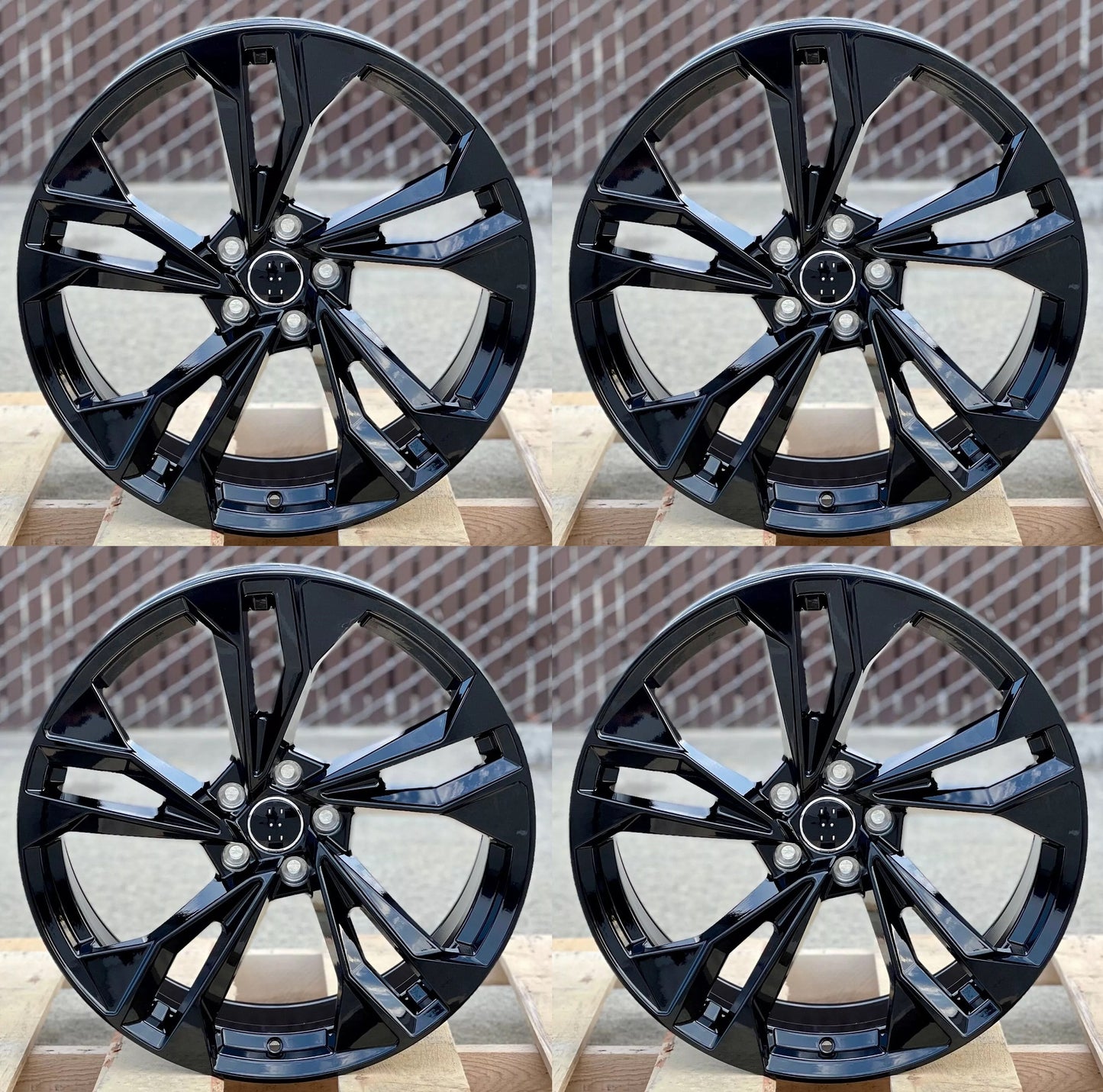 20" Wheels Rims A012 for AUDI VOLKSWAGEN VW BENZ A3 A4 A5 A6 A7 A8 Q3 Q5 Q7 RS3 RS5 S3 S4 S5 S6 S7 S8 SQ5 TT (GB)