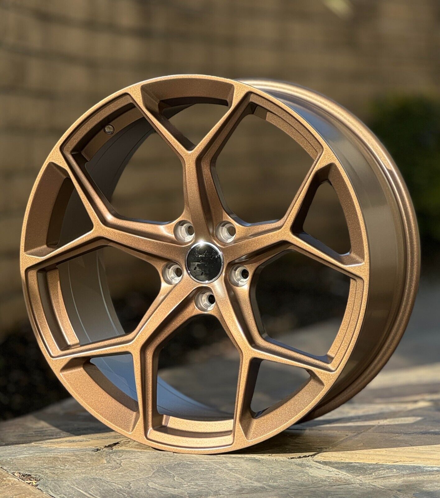 20" Wheels Rims A016-BZ for AUDI VOLKSWAGEN VW BENZ A3 A4 A5 A6 A7 A8 Q3 Q5 RS3 S3 S4 S5 S6 S7 S8 TT BRONZE