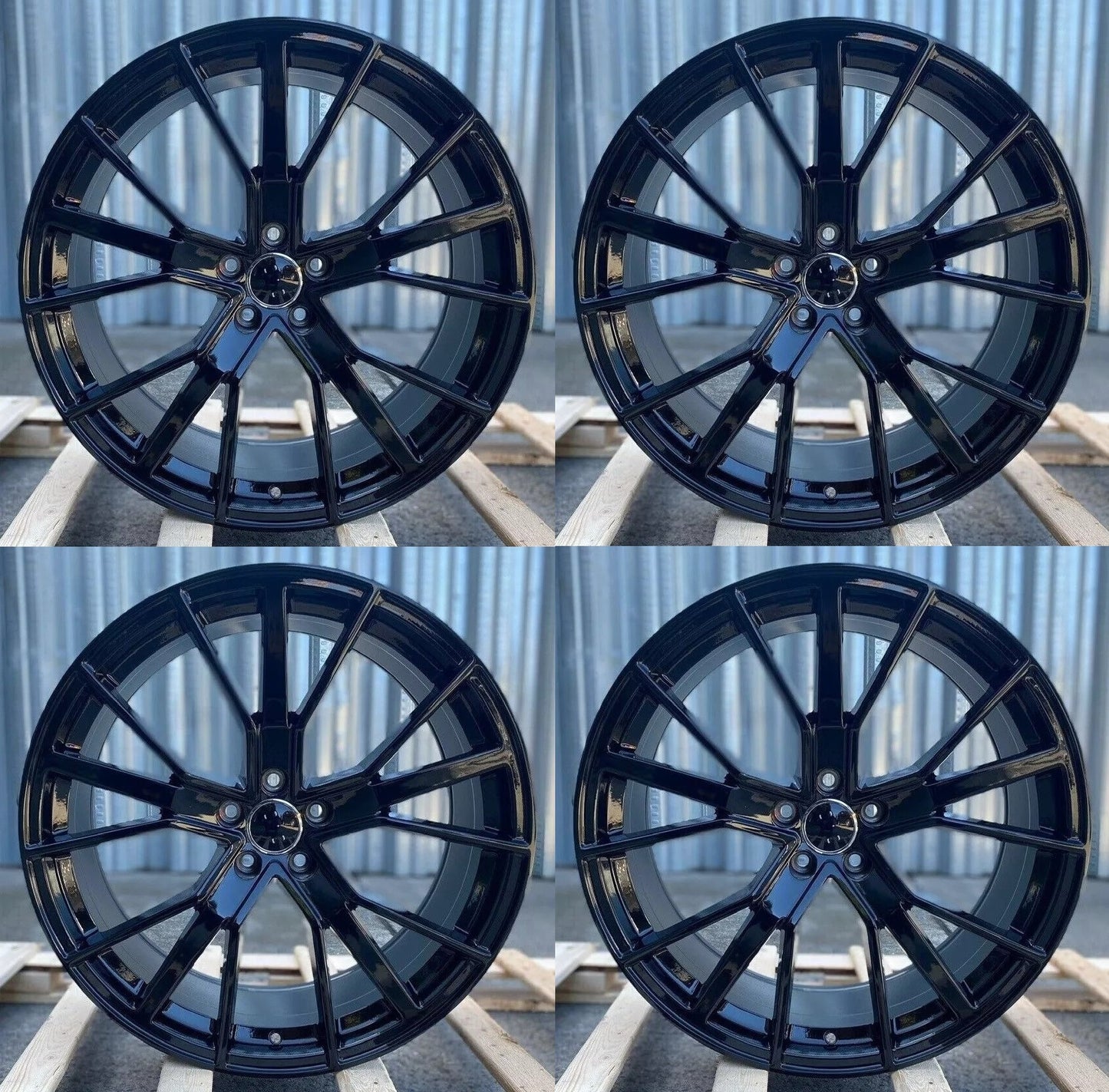 21" Wheels Rims A005 for AUDI VOLKSWAGEN VW BENZ A3 A4 A5 A6 A7 A8 Q3 Q5 Q7 RS3 RS5 S3 S4 S5 S6 S7 S8 SQ5 TT (GB)