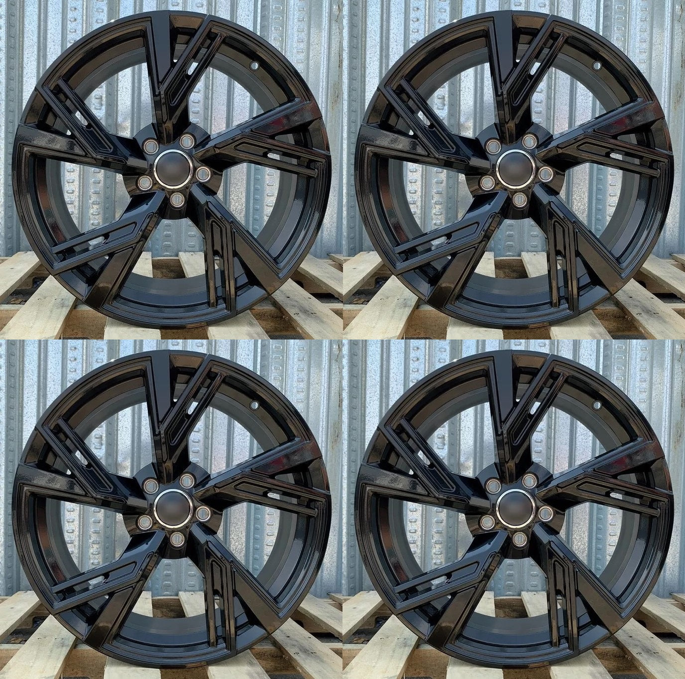 20" Wheels Rims A009 for AUDI VOLKSWAGEN VW BENZ A3 A4 A5 A6 A7 A8 Q3 Q5 Q7 RS3 RS5 S3 S4 S5 S6 S7 S8 SQ5 TT (GB)