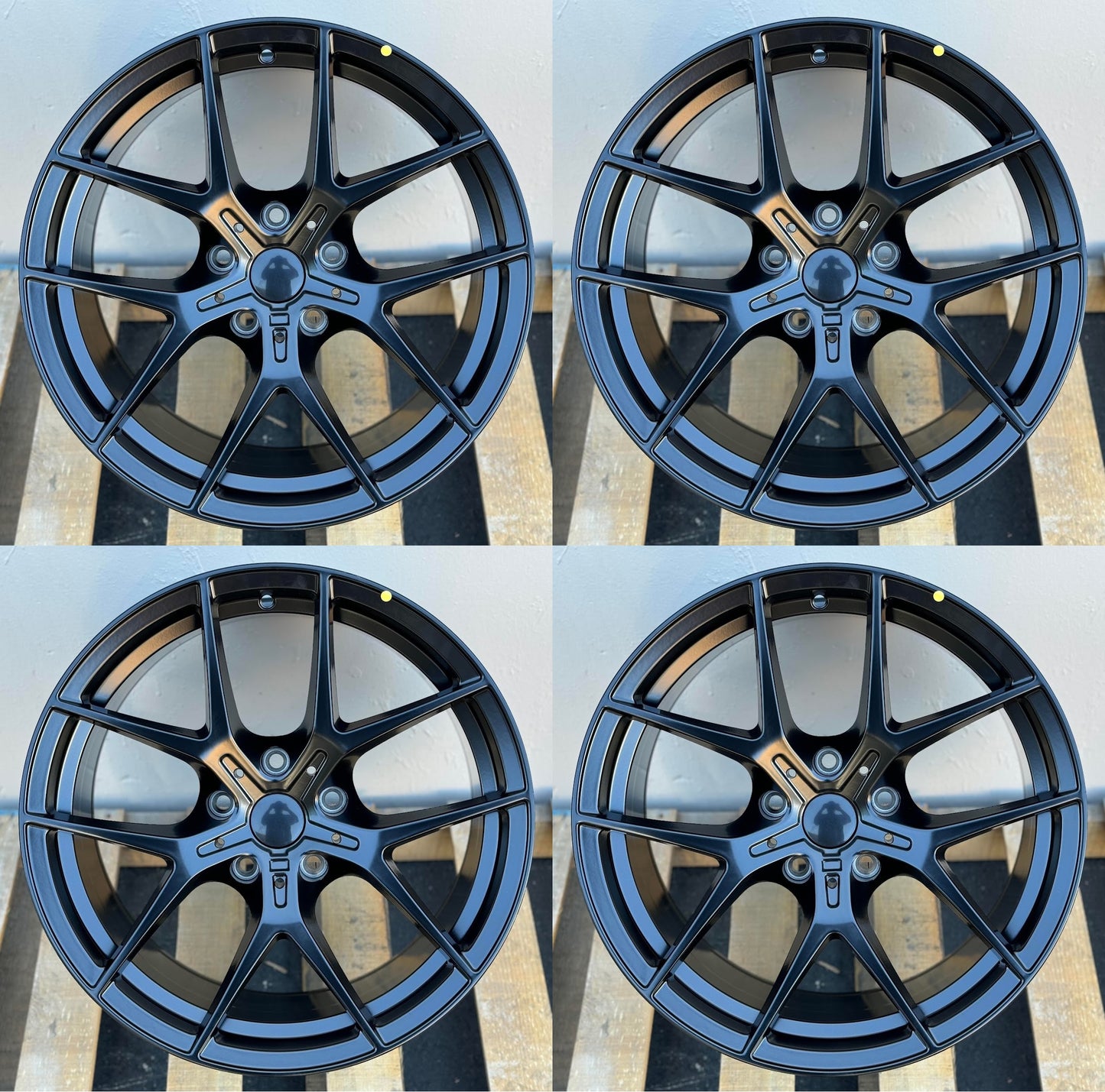 18" B017-MB Wheels Rims for BMW SERIES 3 4 5 6 M SPORT ACURA HONDA TESLA MODEL S + X 5x120