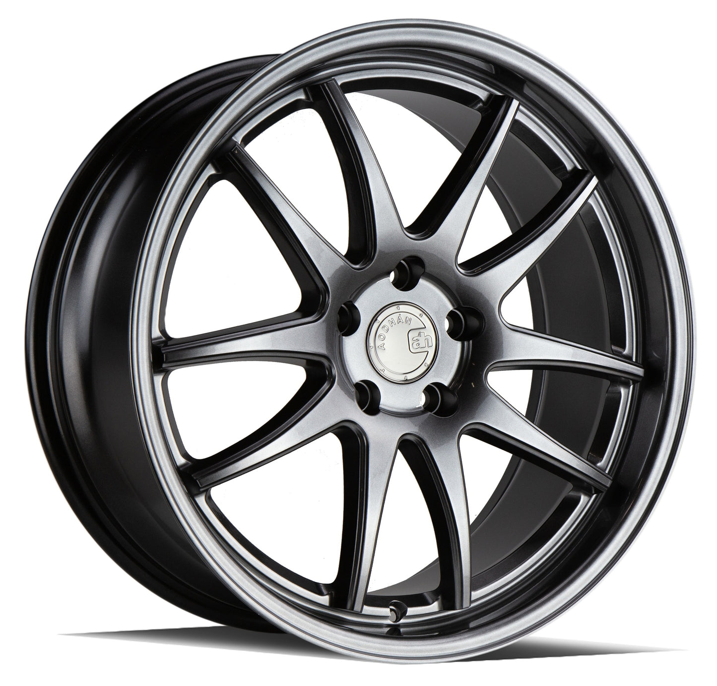 19" AODHAN DS02 Hyper Black Wheels Rims for HONDA TOYOTA NISSAN TESLA 5x114
