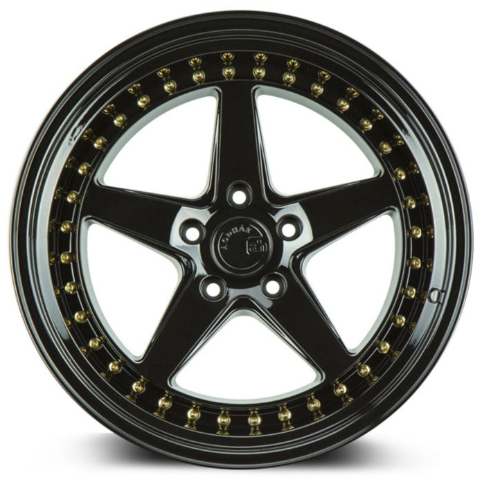 19" AODHAN DS05 GLOSS BLACK Wheels Rims for HONDA TOYOTA NISSAN TESLA
