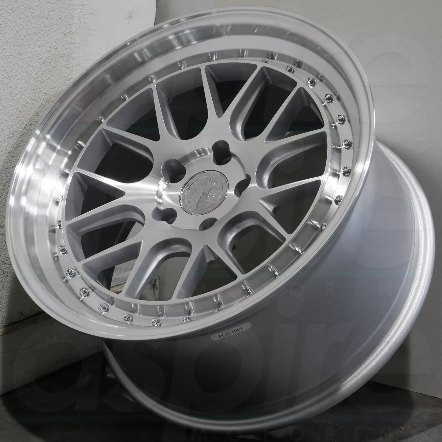18" AODHAN DS06 Wheels SILVER Rims for HONDA TOYOTA NISSAN TESLA SUBARU SCION
