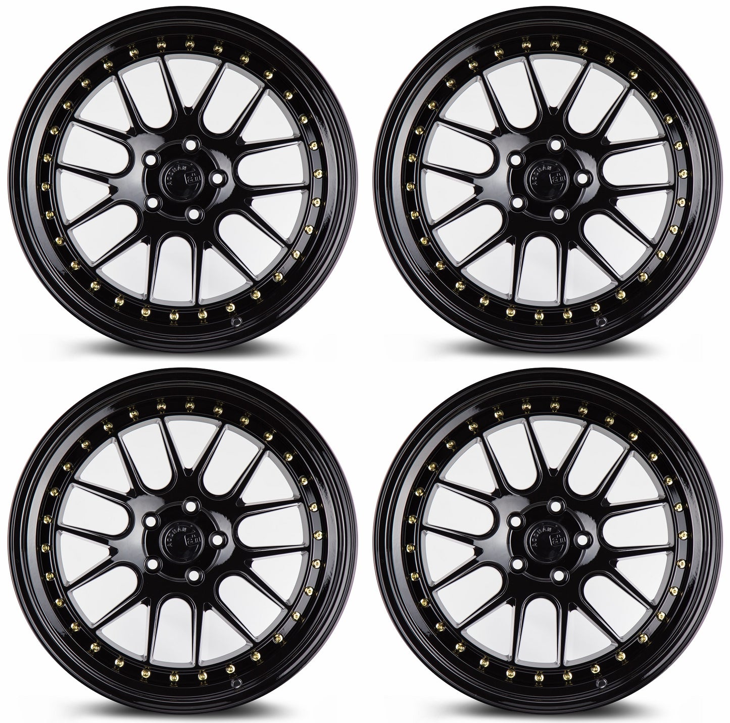 18" AODHAN DS06 GLOSS Wheels Rims for HONDA TOYOTA NISSAN TESLA SUBARU SCION