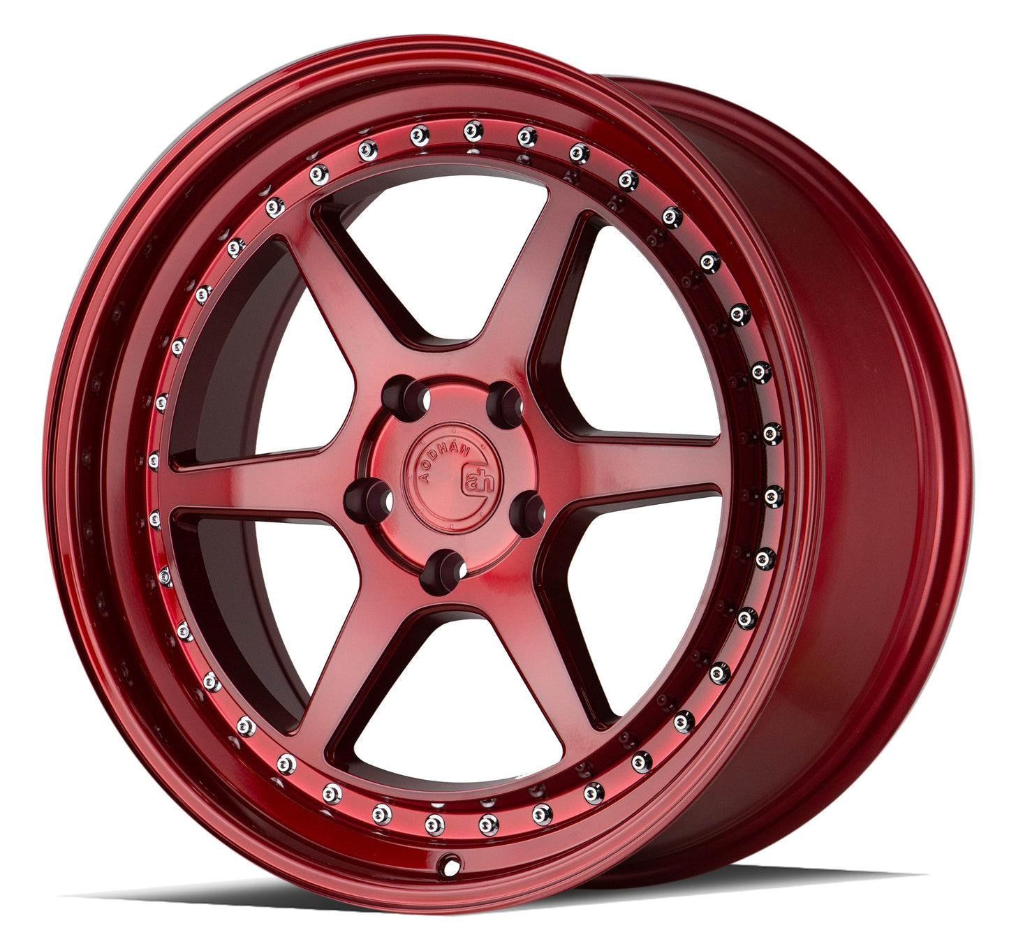 18" AODHAN DS09 Wheels Rims CANDY RED 5x100 / 5x114