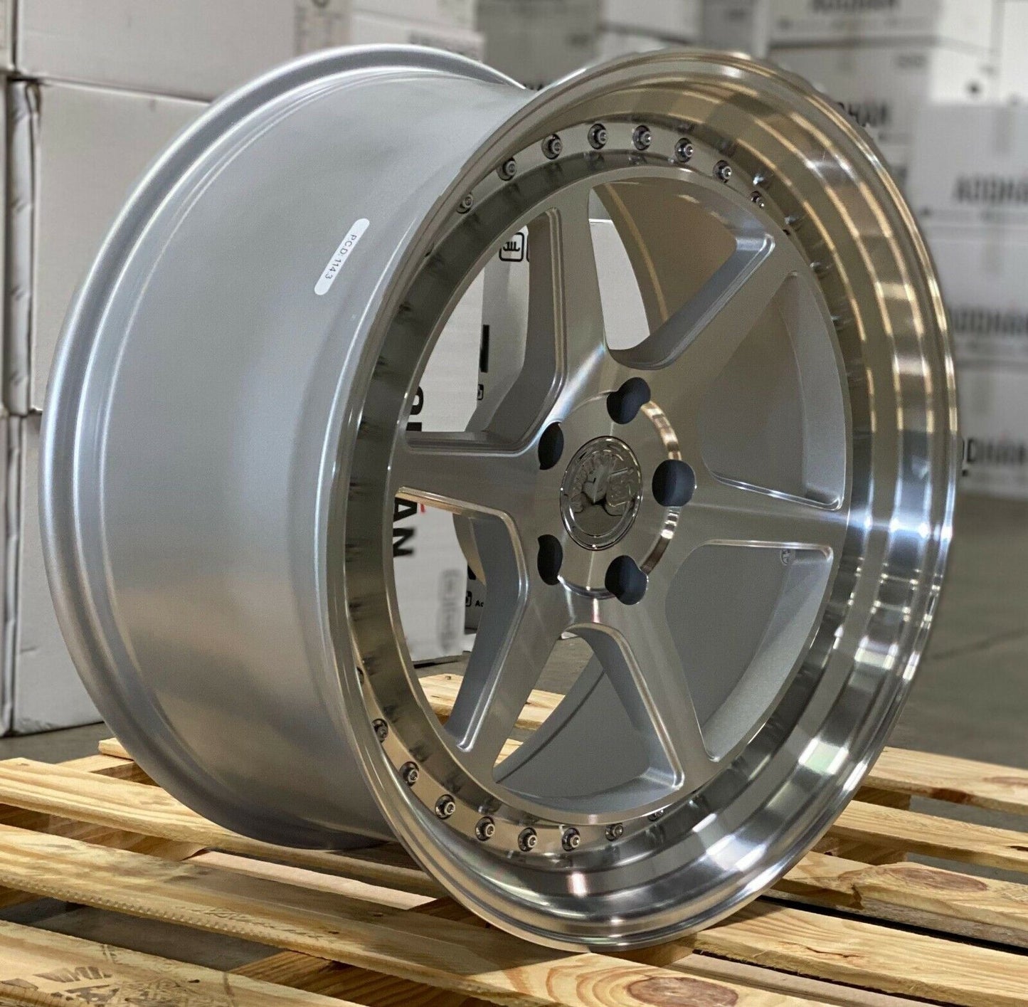 19" AODHAN DS09 Wheels SILVER Rims for HONDA TOYOTA NISSAN TESLA 5x114