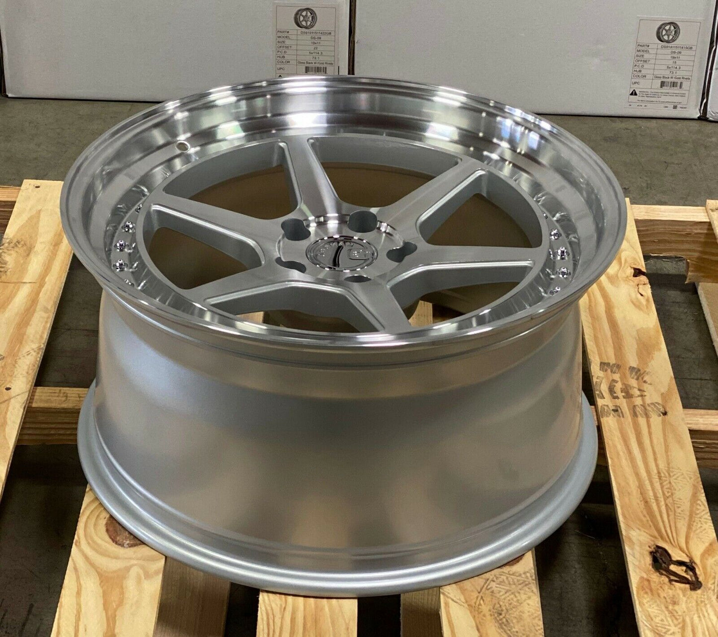 19" AODHAN DS09 Wheels SILVER Rims for HONDA TOYOTA NISSAN TESLA 5x114