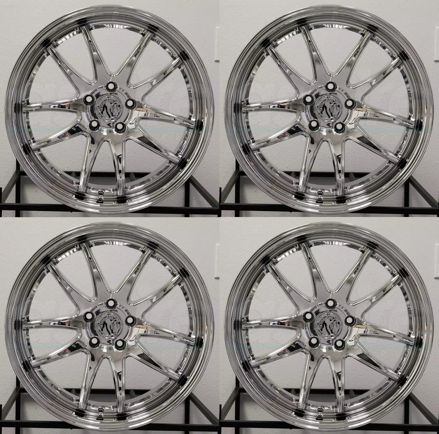 18" AODHAN DS02 VACUUM CHROME Wheels Rims for HONDA TOYOTA NISSAN TESLA 5x114