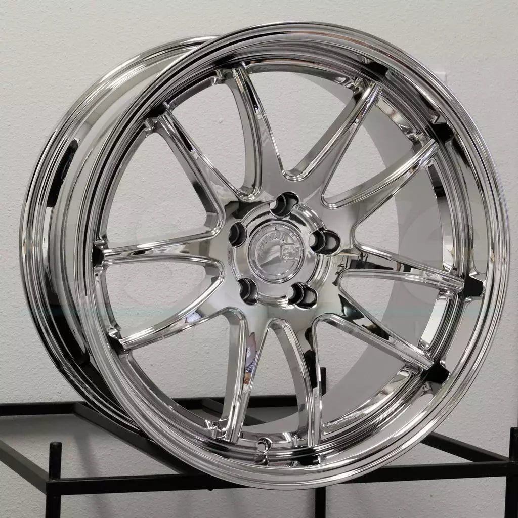 18" AODHAN DS02 VACUUM CHROME Wheels Rims for HONDA TOYOTA NISSAN TESLA 5x114