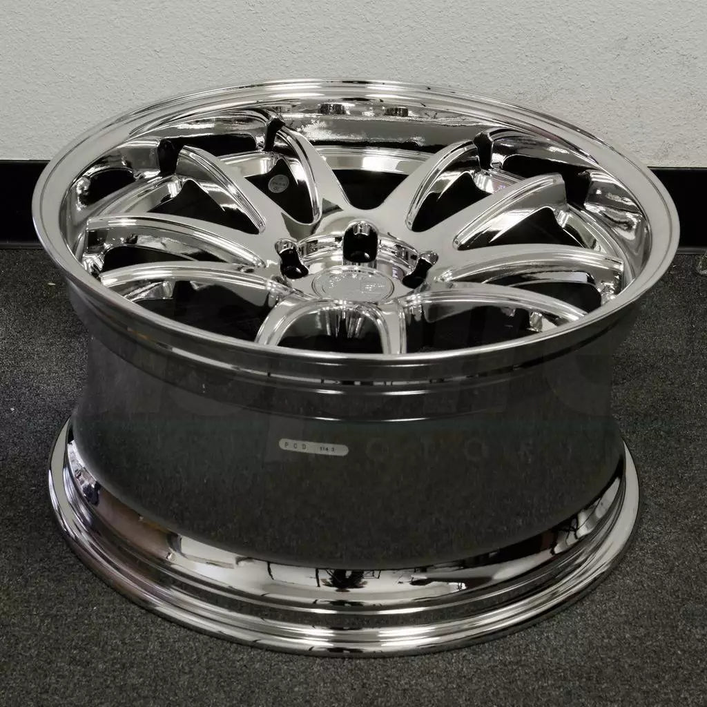 18" AODHAN DS02 VACUUM CHROME Wheels Rims for HONDA TOYOTA NISSAN TESLA 5x114