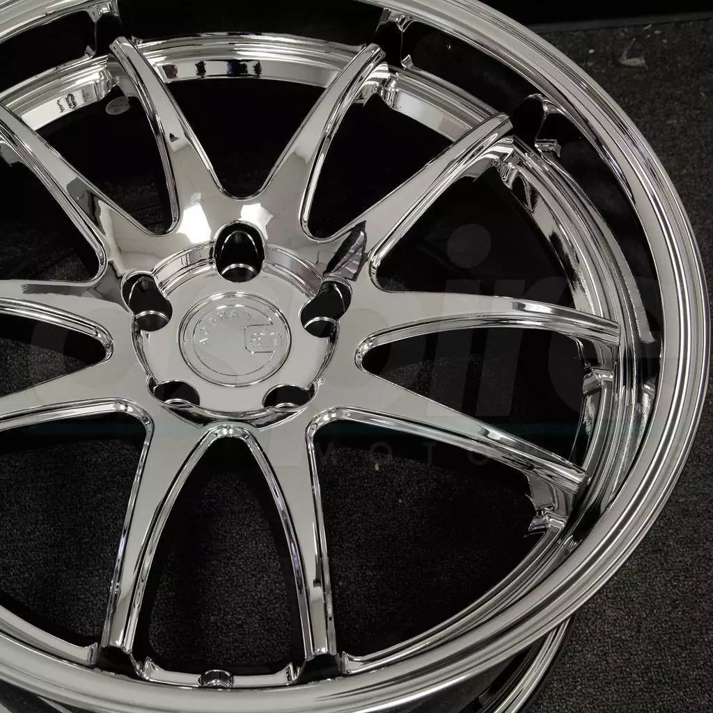 18" AODHAN DS02 VACUUM CHROME Wheels Rims for HONDA TOYOTA NISSAN TESLA 5x114