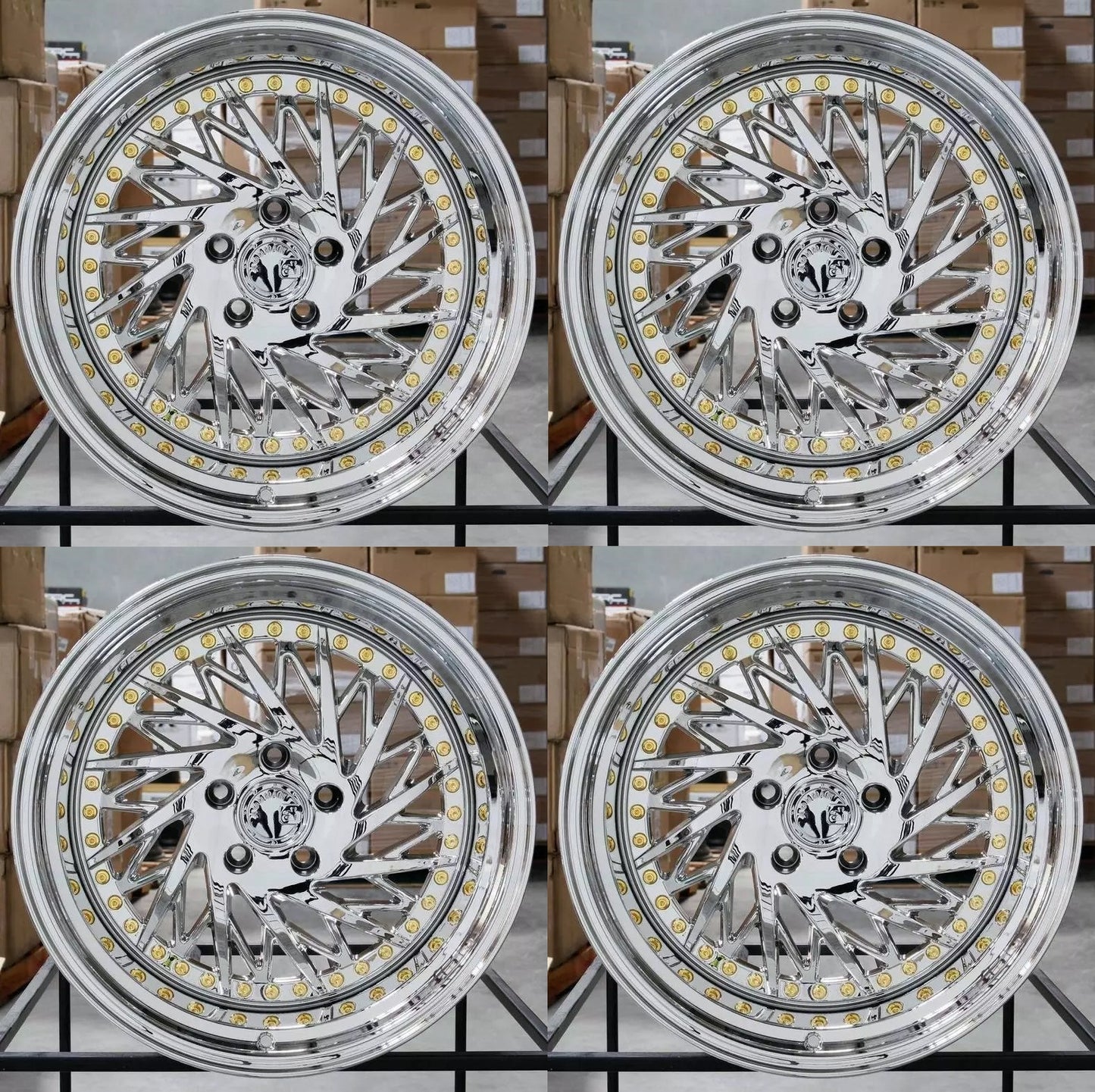 18" AODHAN DS03 VACUUM CHROME Wheels Rims for HONDA TOYOTA TESLA SUBARU