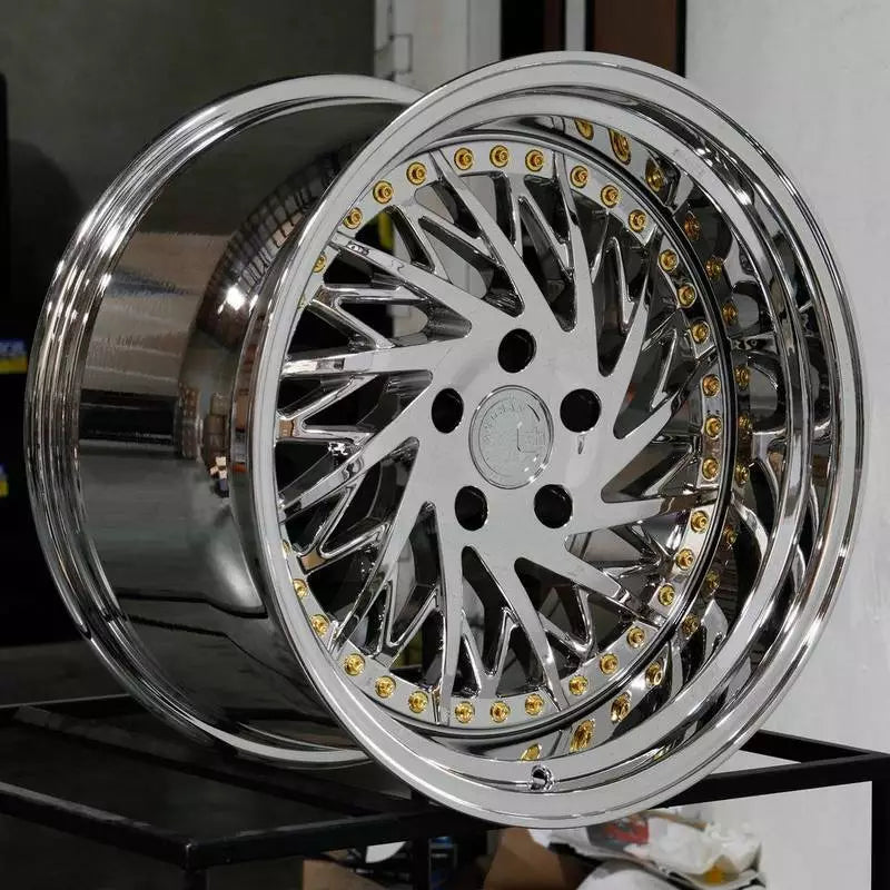 18" AODHAN DS03 VACUUM CHROME Wheels Rims for HONDA TOYOTA TESLA SUBARU