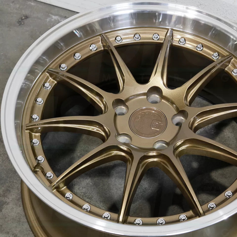 18" AODHAN DS07 Wheels BRONZE Rims for HONDA TOYOTA NISSAN TESLA SUBARU SCION