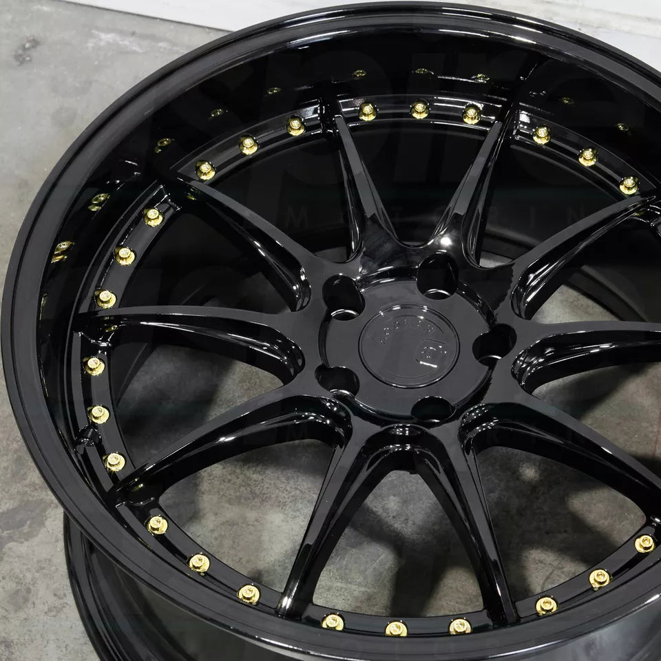 18" AODHAN DS07 Wheels GLOSS Rims for HONDA TOYOTA NISSAN TESLA SUBARU SCION