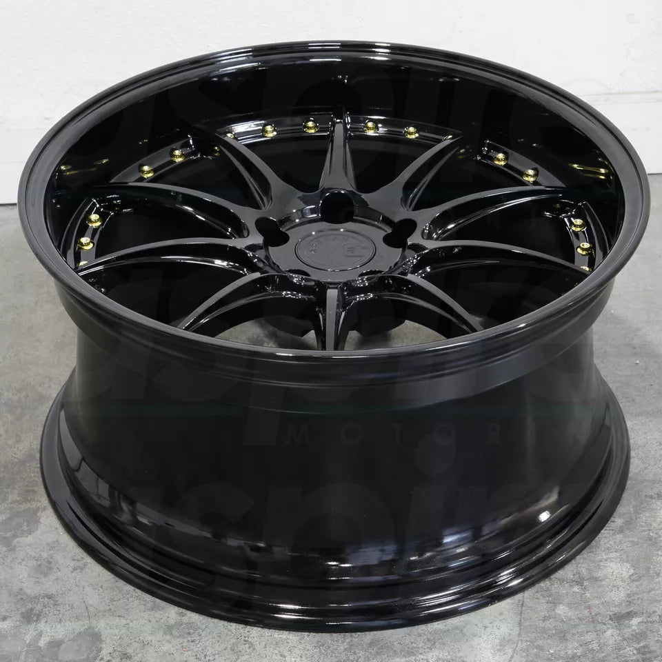 18" AODHAN DS07 Wheels GLOSS Rims for HONDA TOYOTA NISSAN TESLA SUBARU SCION